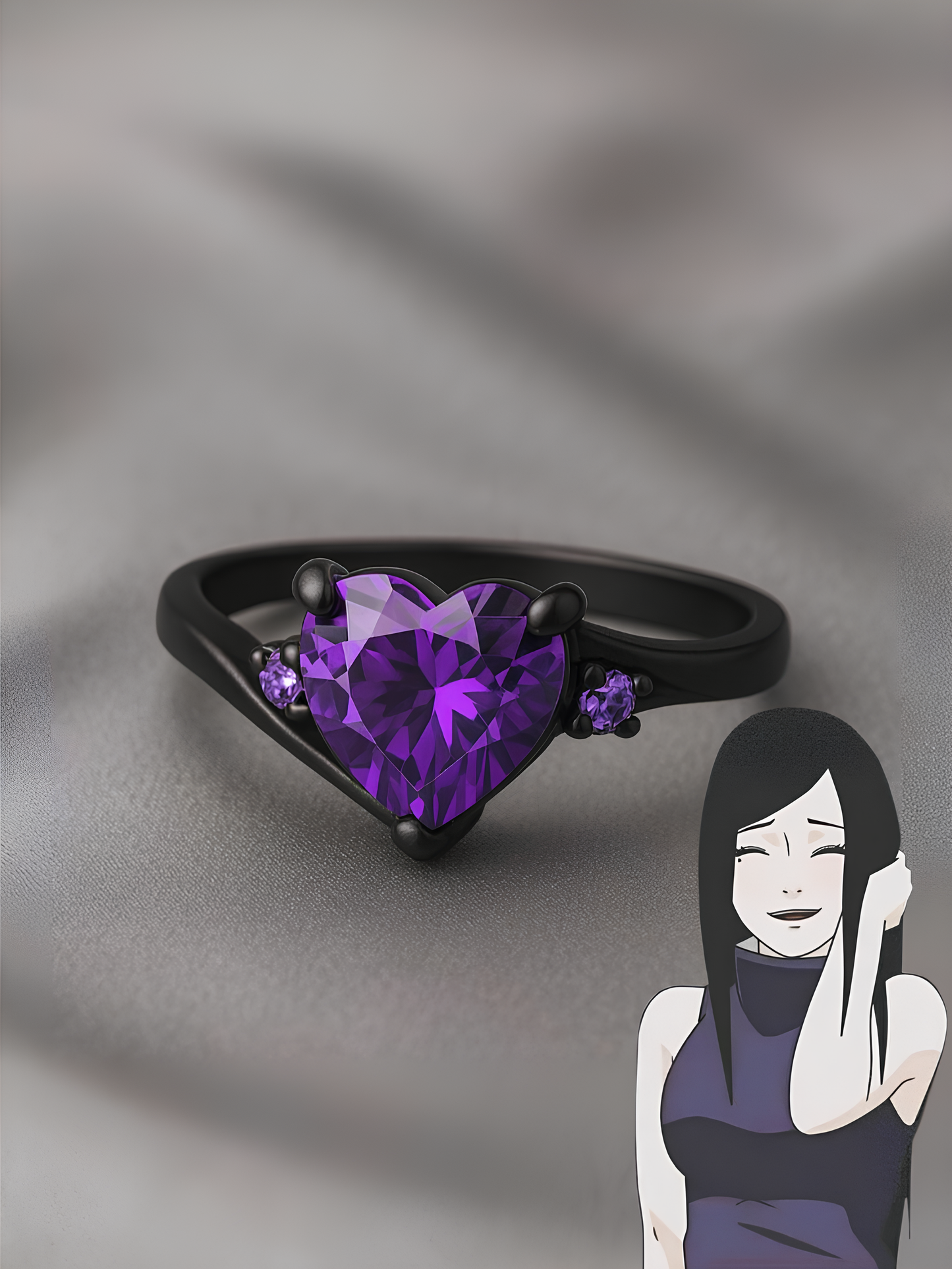 Itachi and Izumi Couple Rings