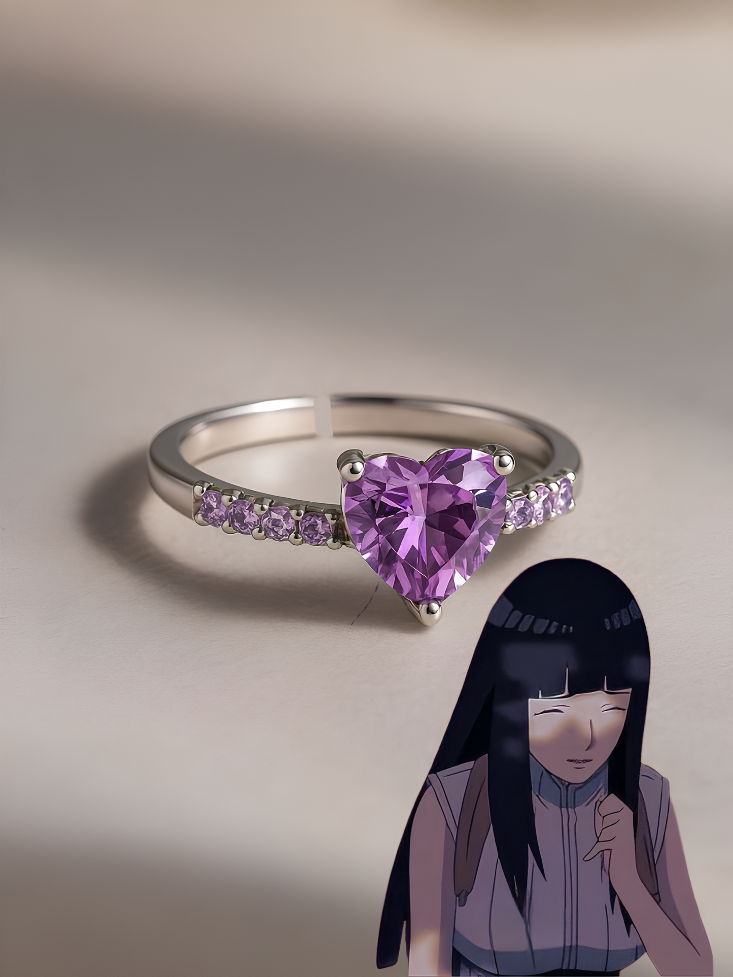 Naruto and Hinata Couple Rings