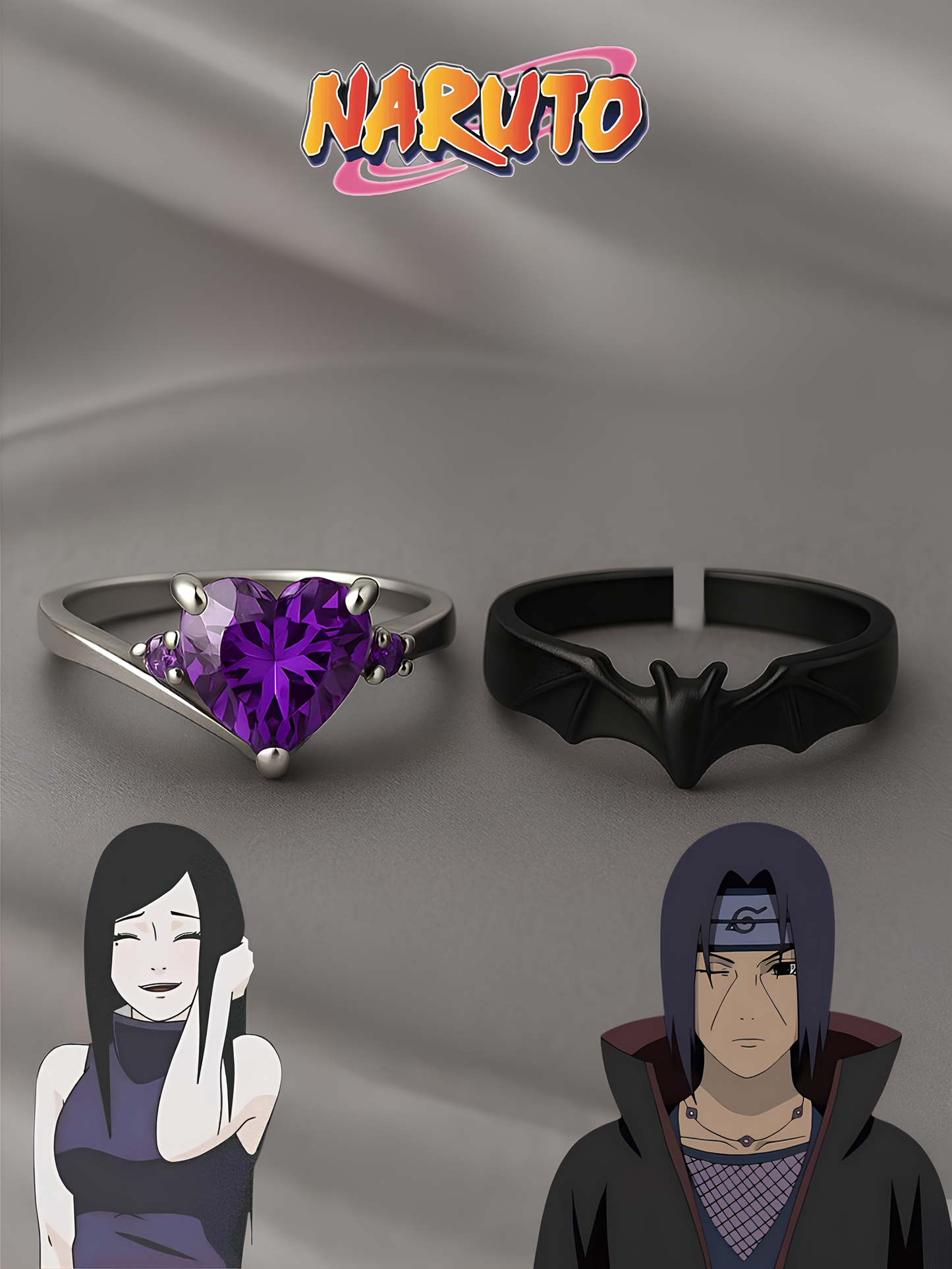 Itachi and Izumi Couple Rings