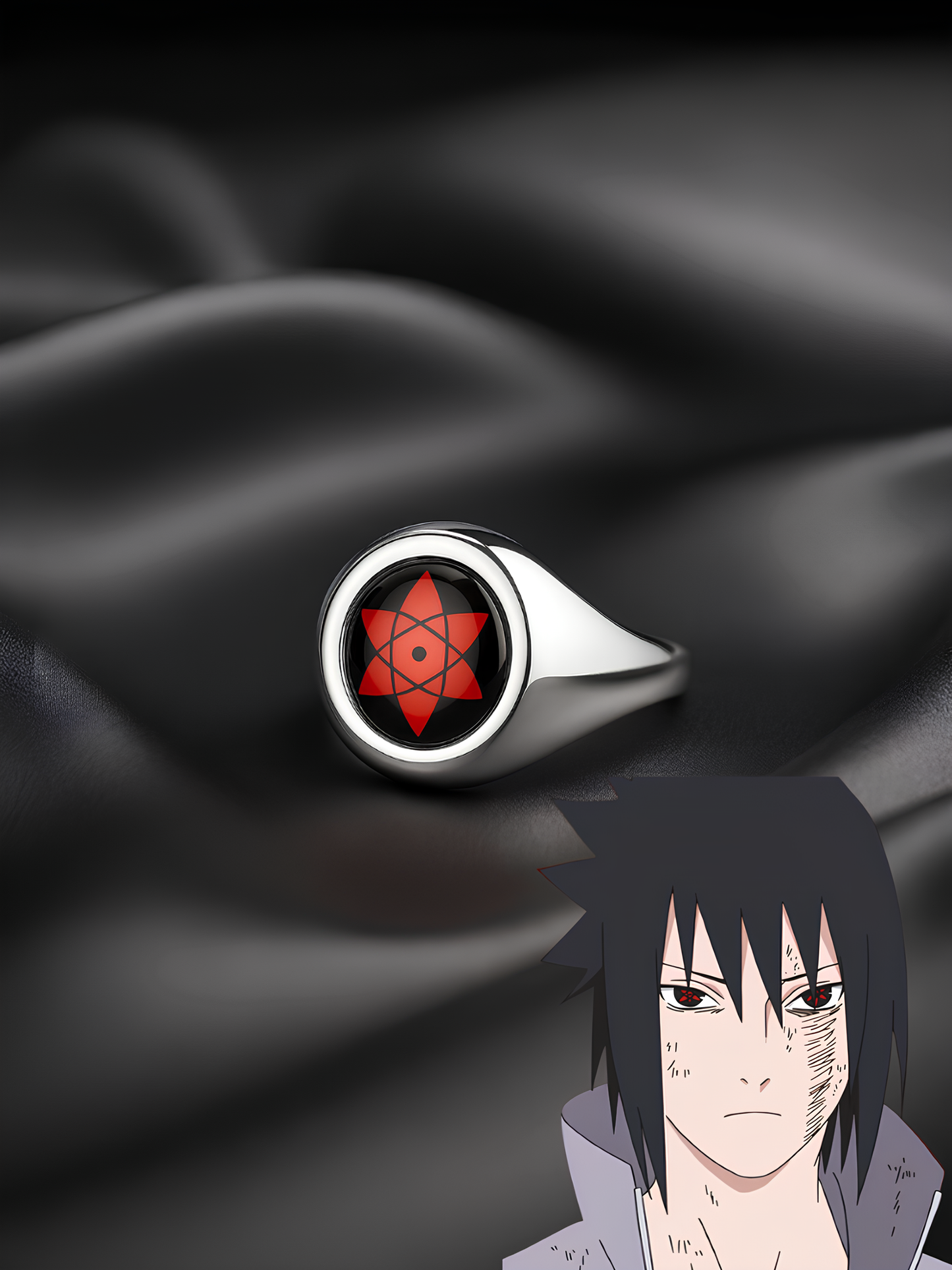 Itachi and Sasuke "Rivals" Matching Rings