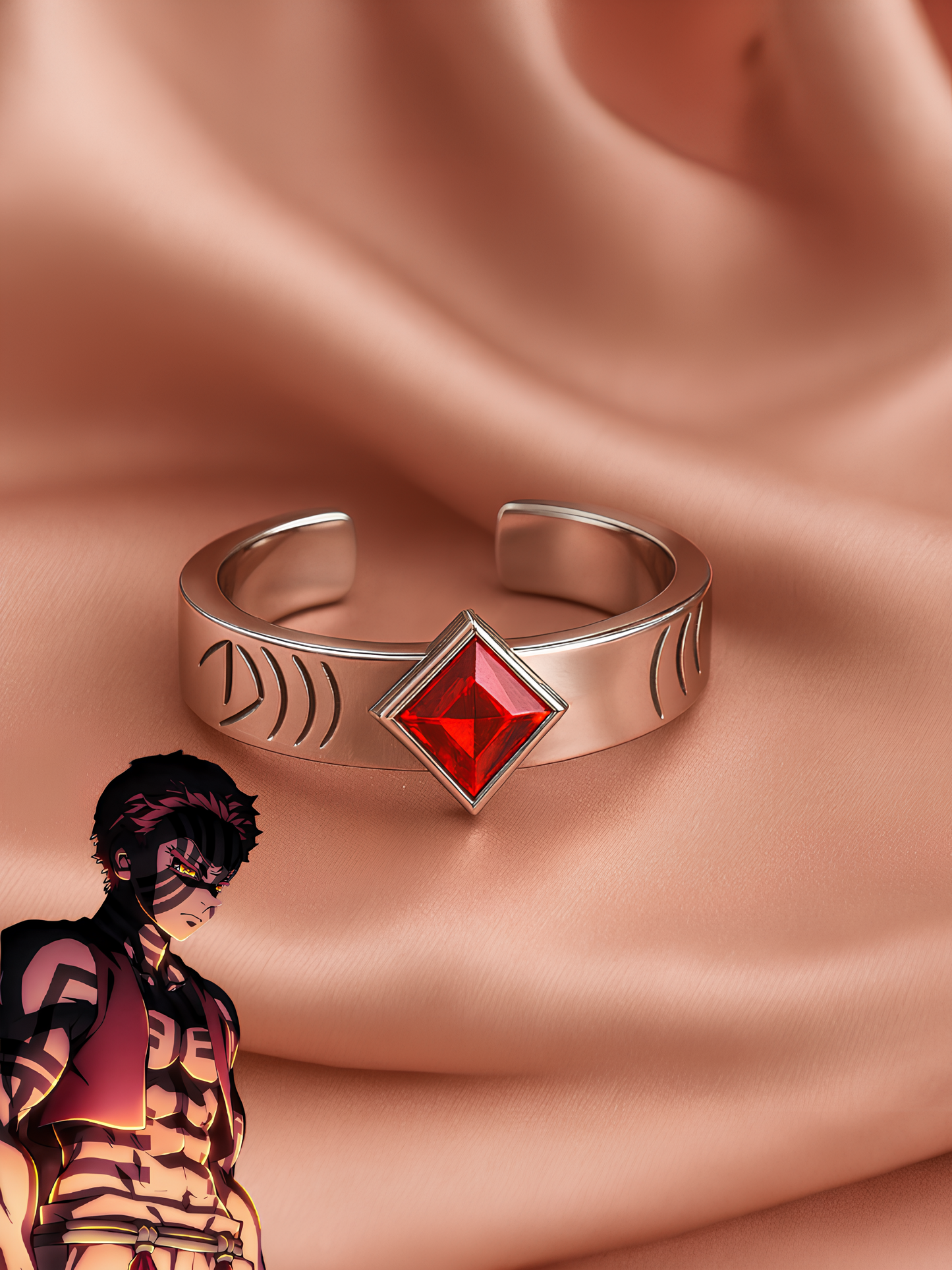 Akaza and Koyuki Couple Rings