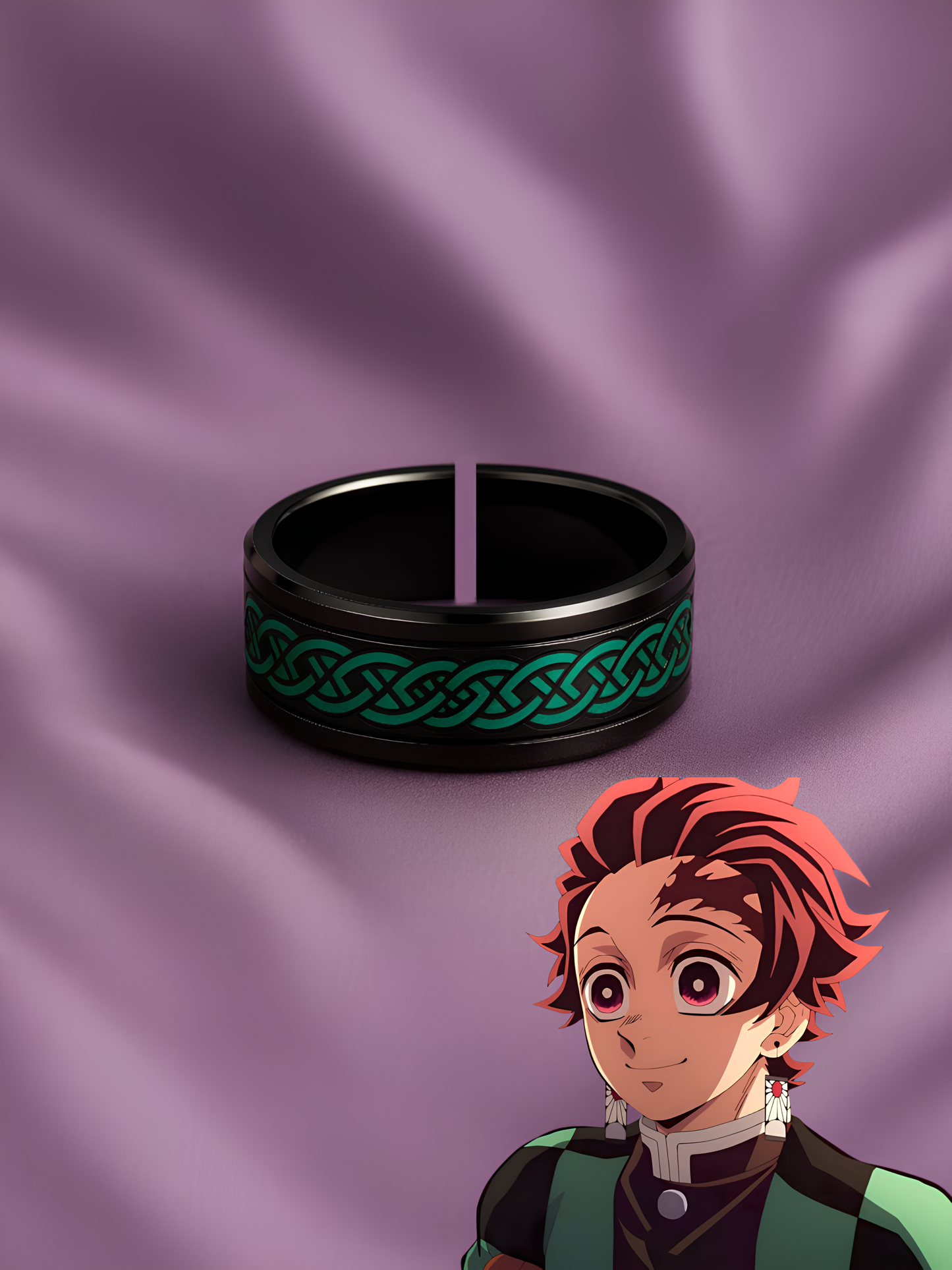 Kanao and Tanjiro Couple Rings