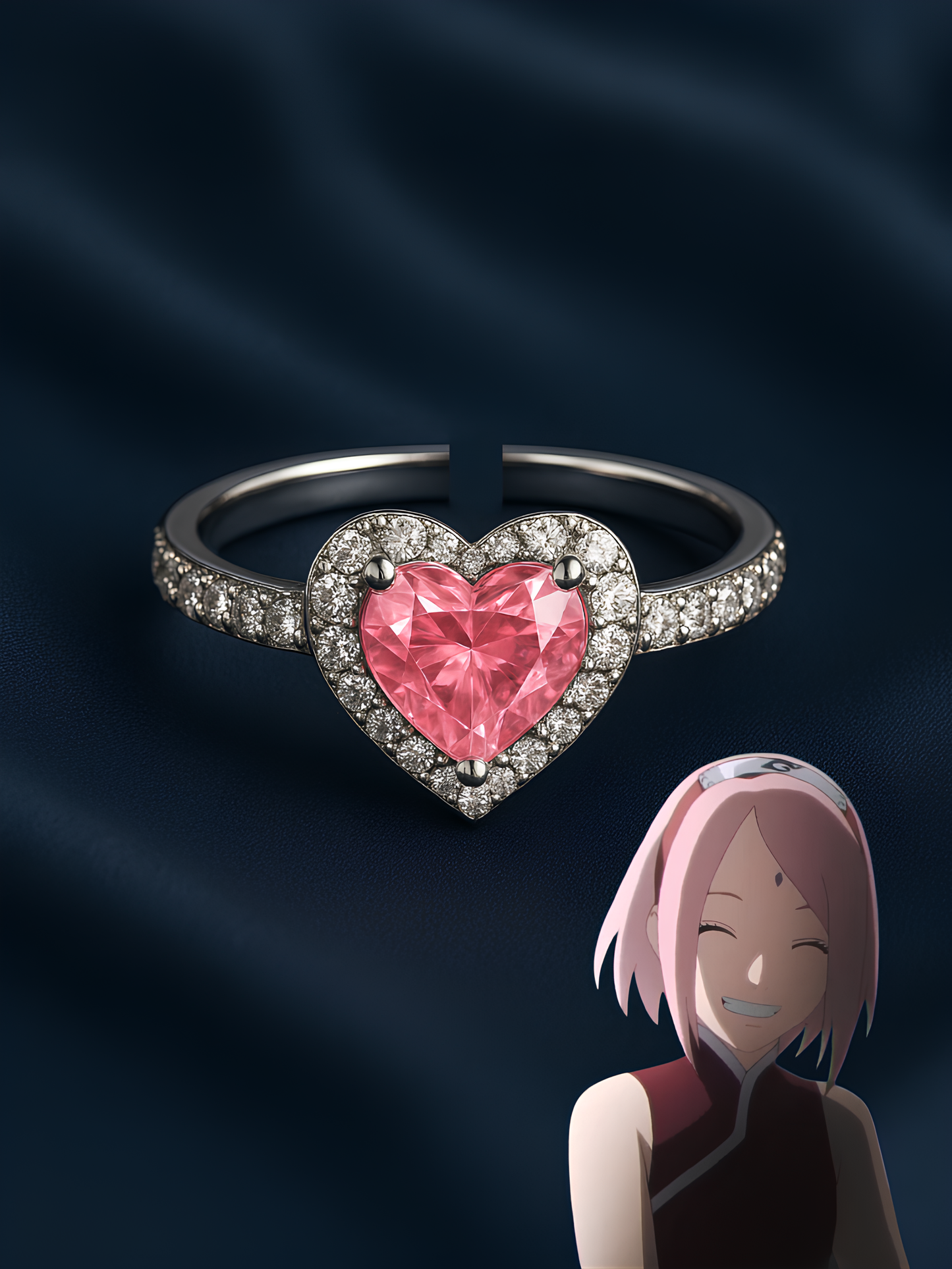 Sasuke and Sakura "Family Bond" Couple Rings