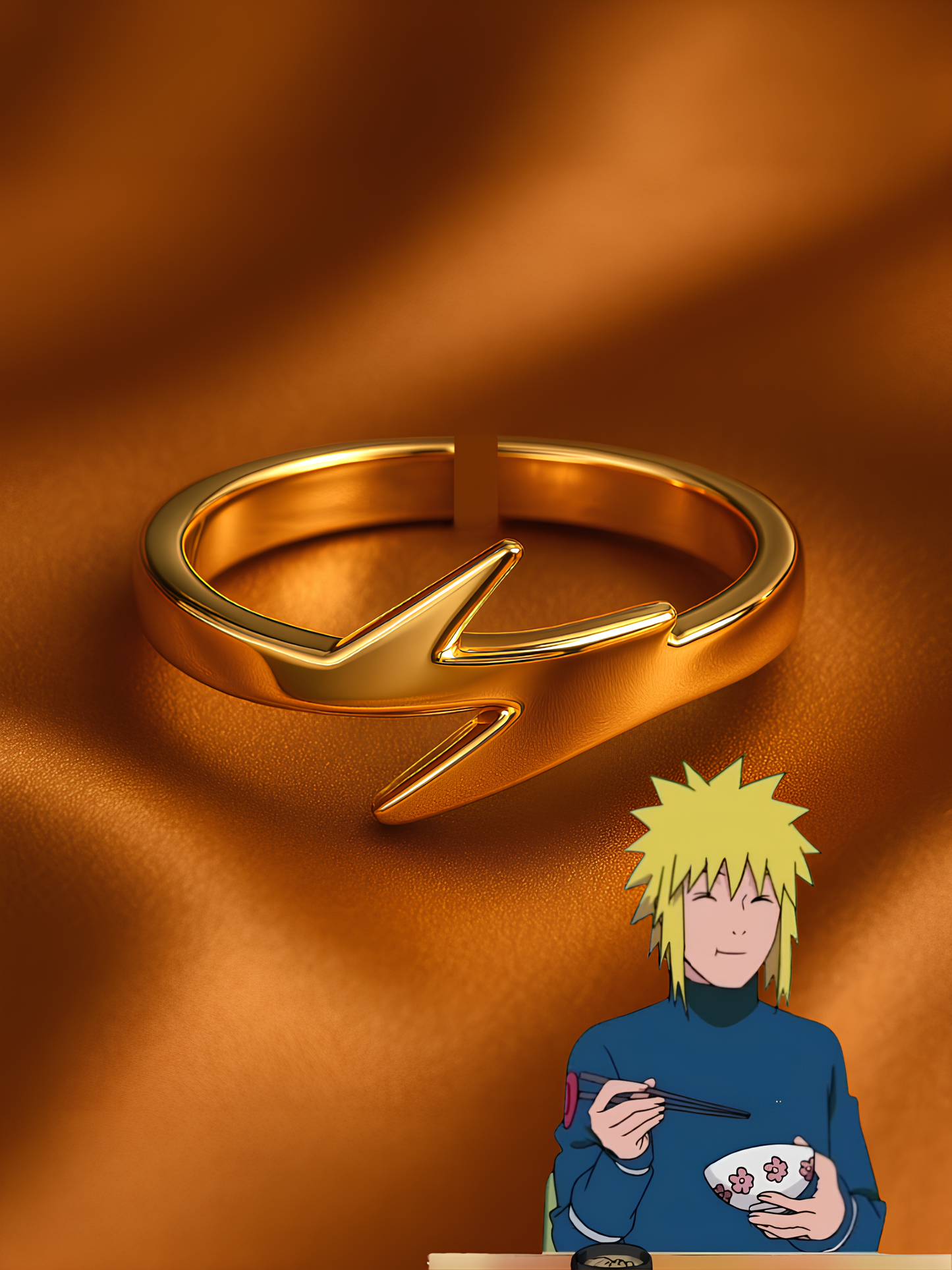 Minato and Kushina Couple Rings