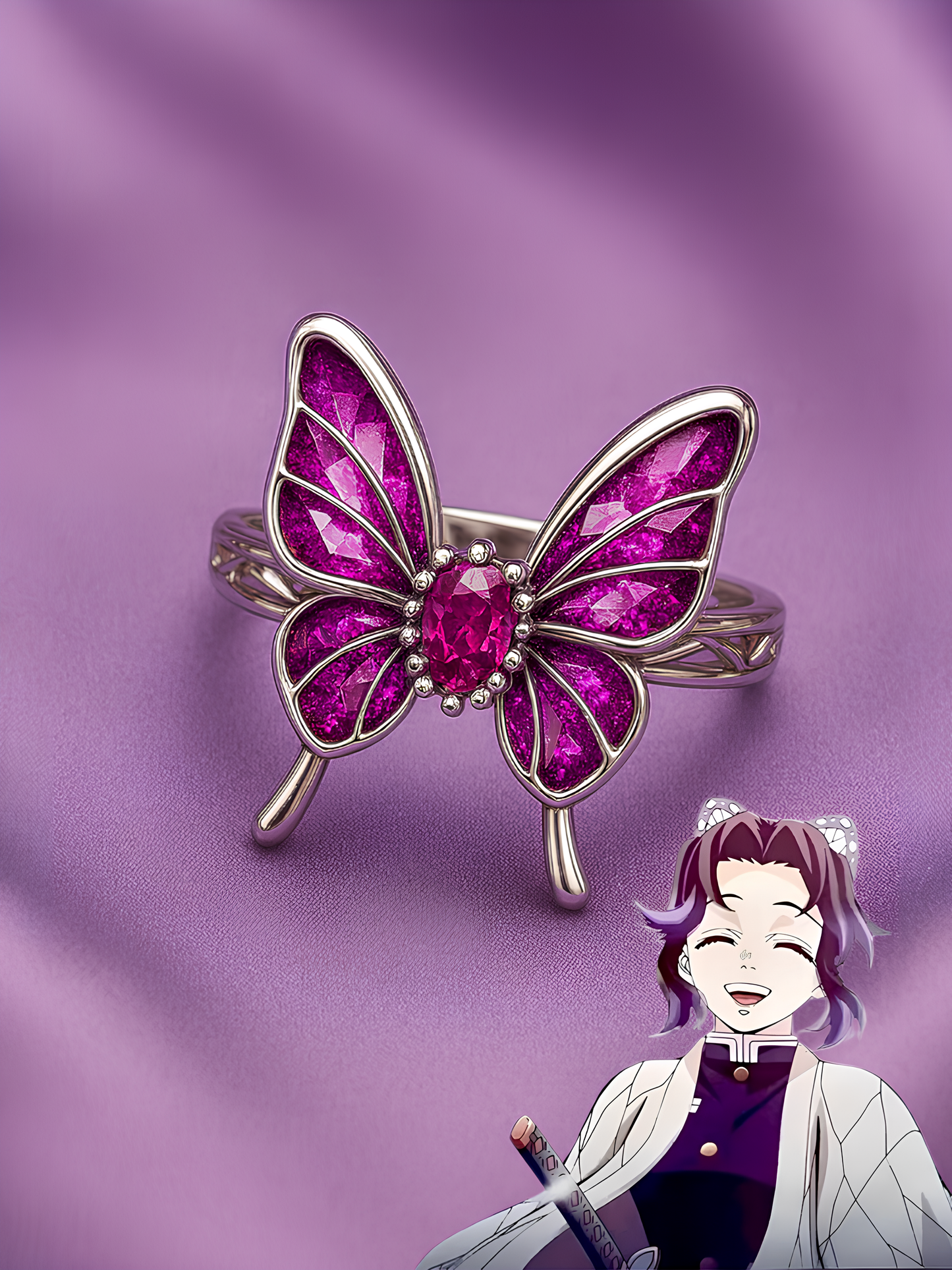Shinobu and Giyu Couple Rings