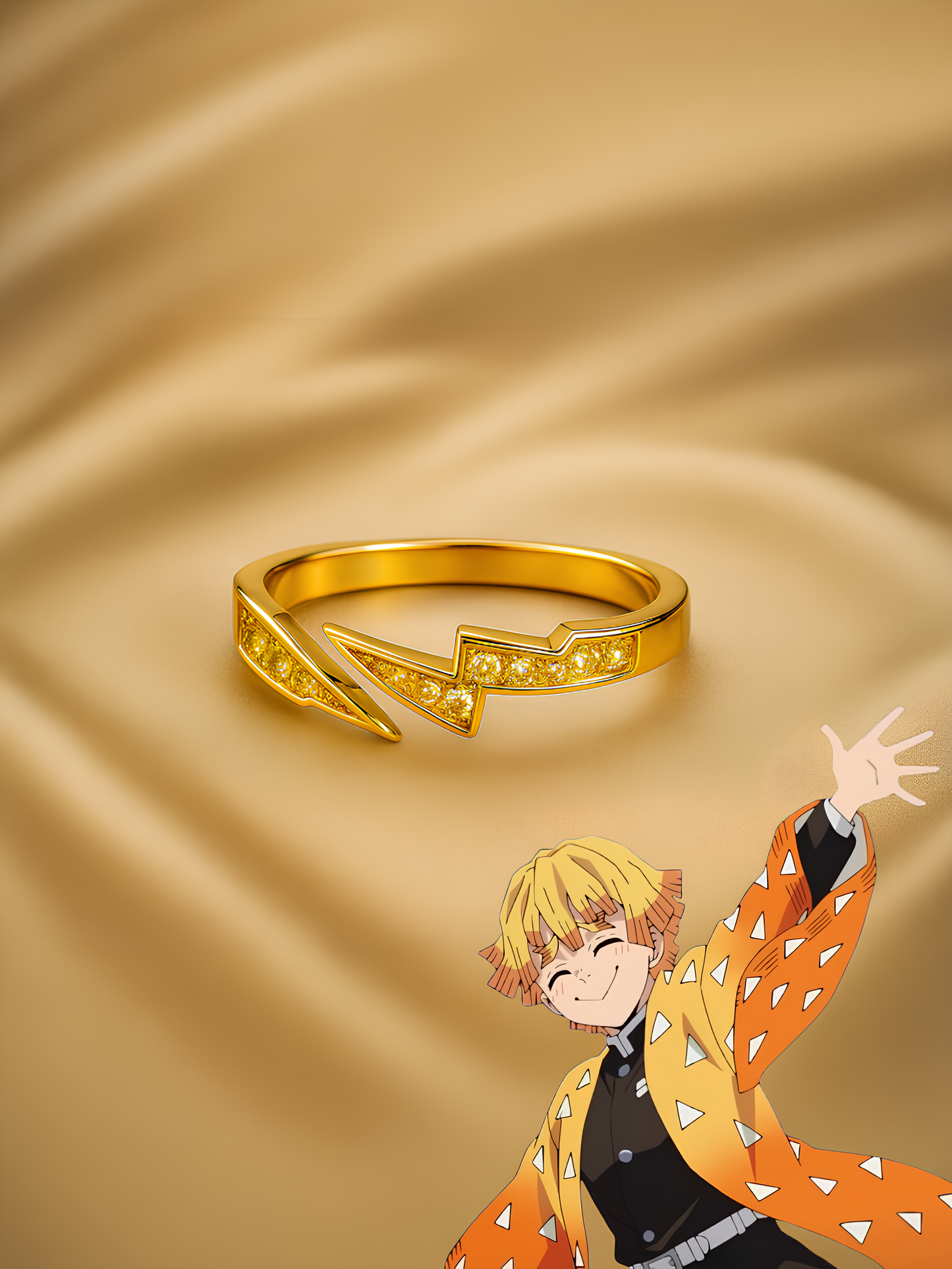 Nezuko and Zenitsu Couple Rings