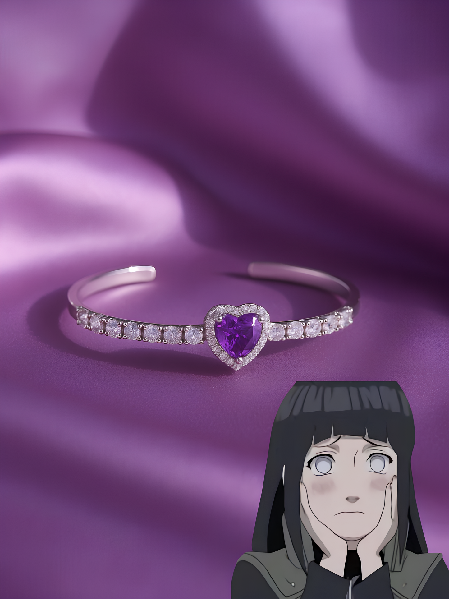 Naruto and Hinata Couple Bracelets