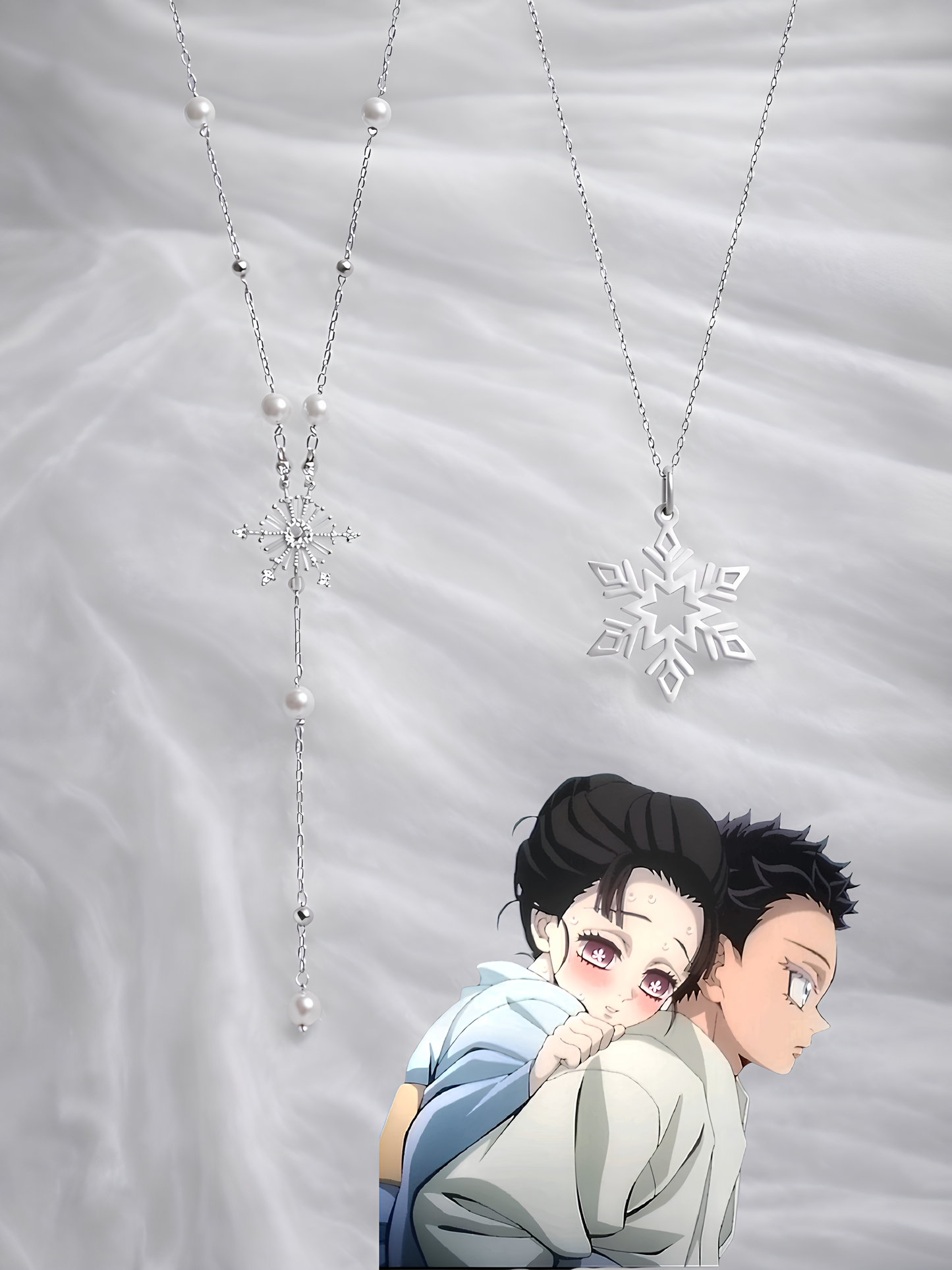 Hakuji and Koyuki Couple Necklaces