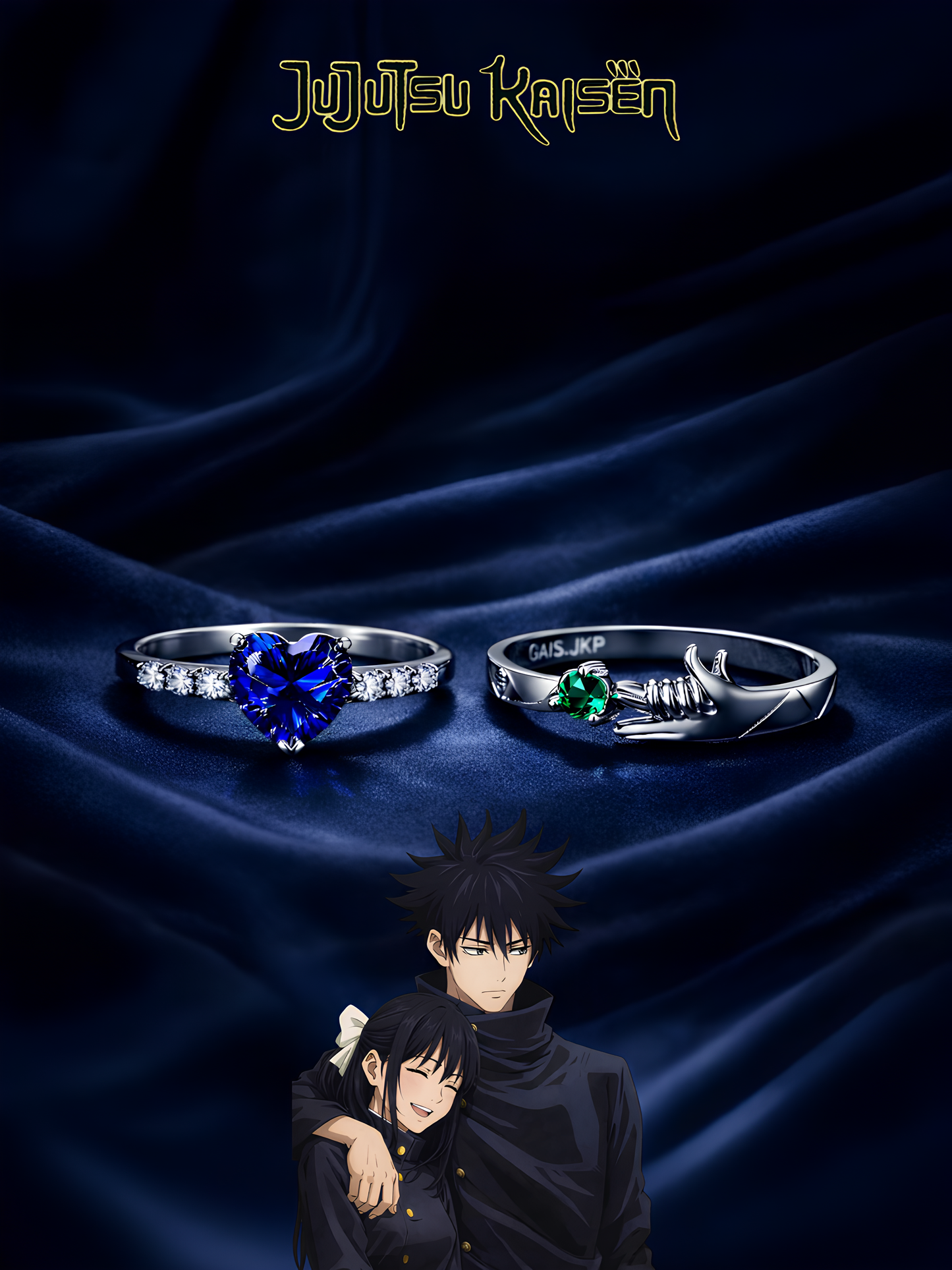 Megumi Shadow Bond Couple Rings