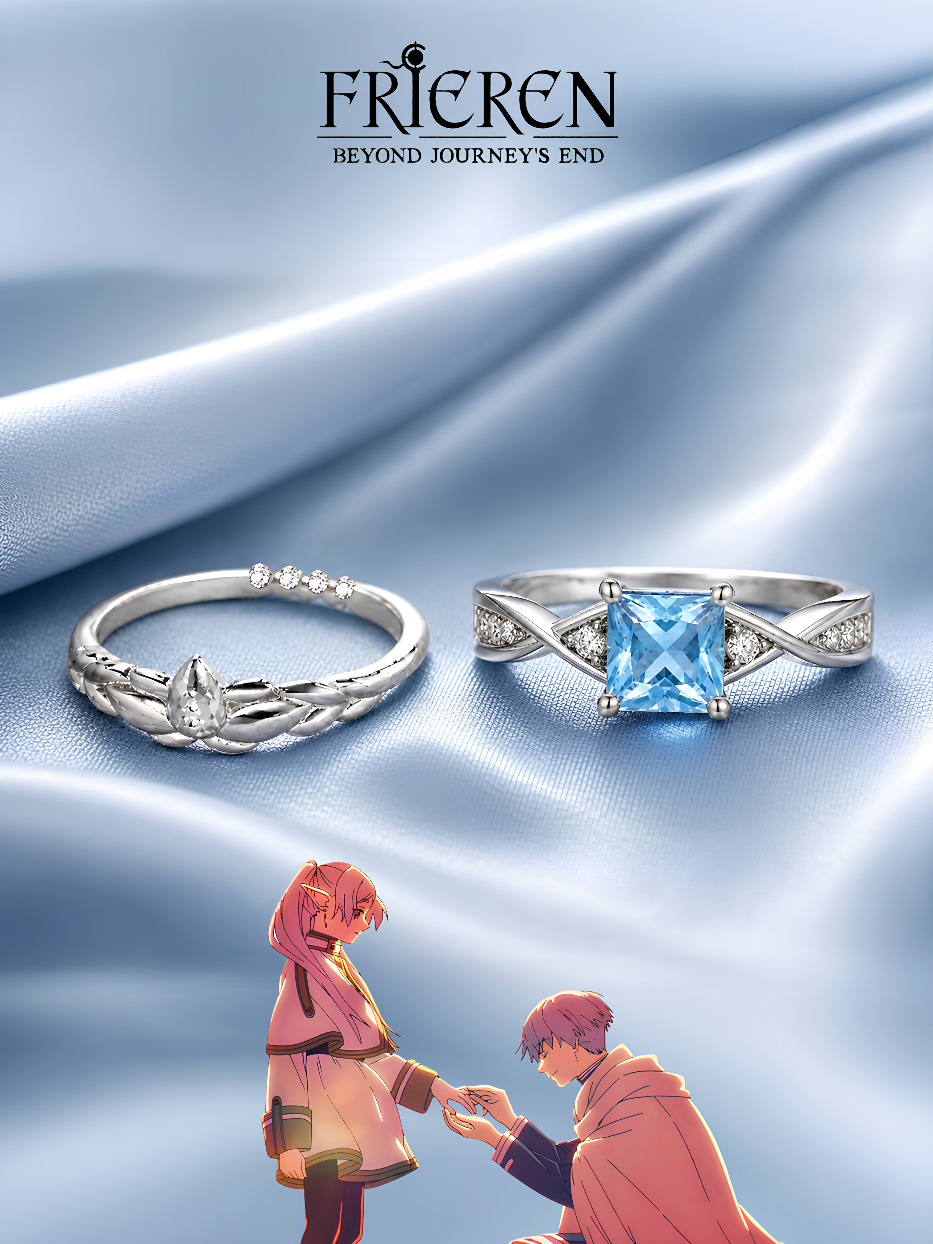 YSTRDY'S TMRRW PACIFISM RING by END リング Frieren and Himmel Couple Rings – Amai Bonds