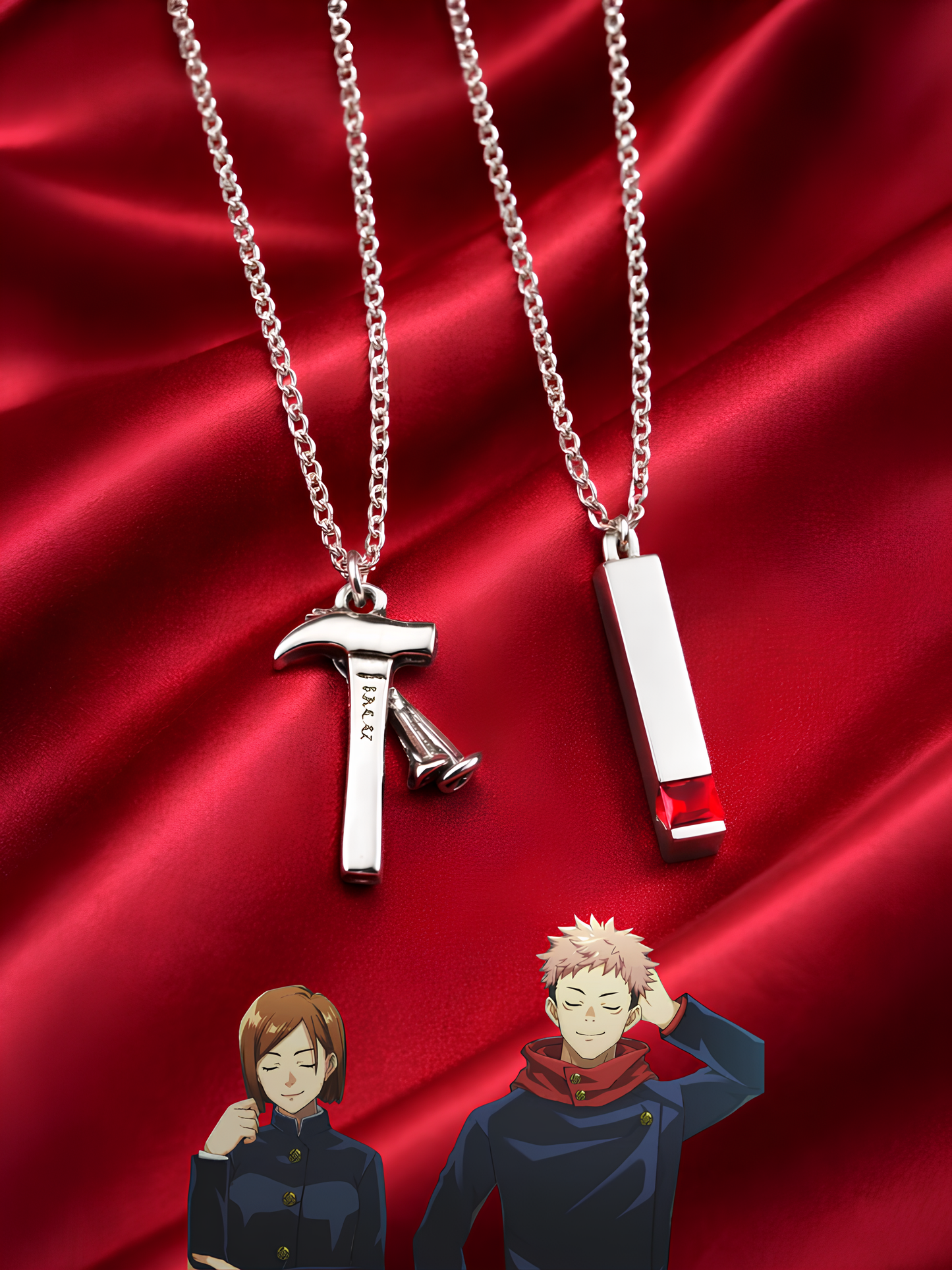 Yuji and Nobara Matching Necklaces