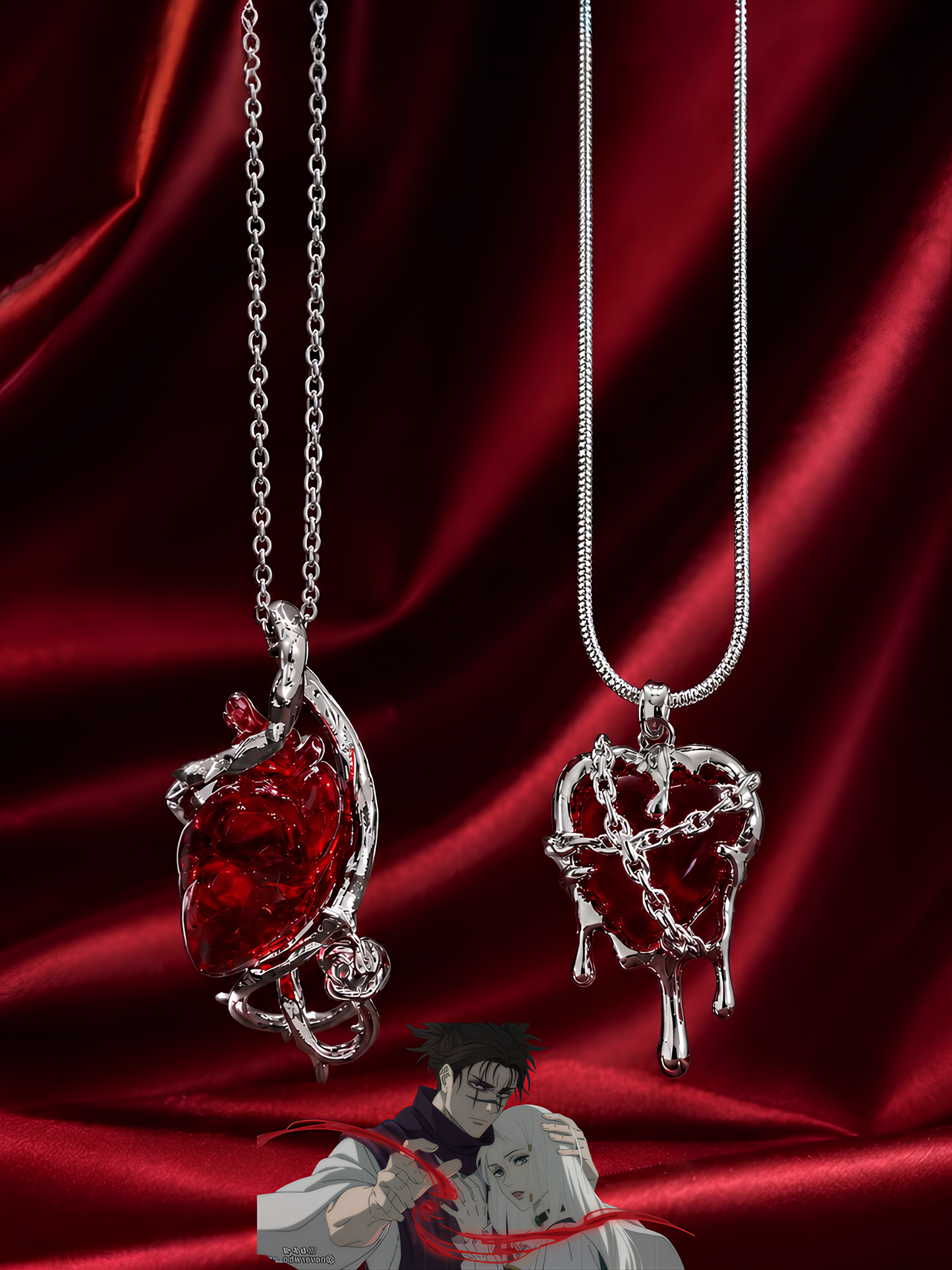 Choso Blood Bond Couple Necklaces