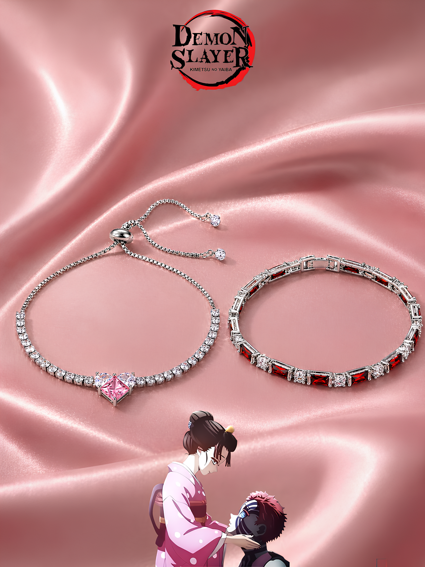 Akaza and Koyuki Couple Bracelets