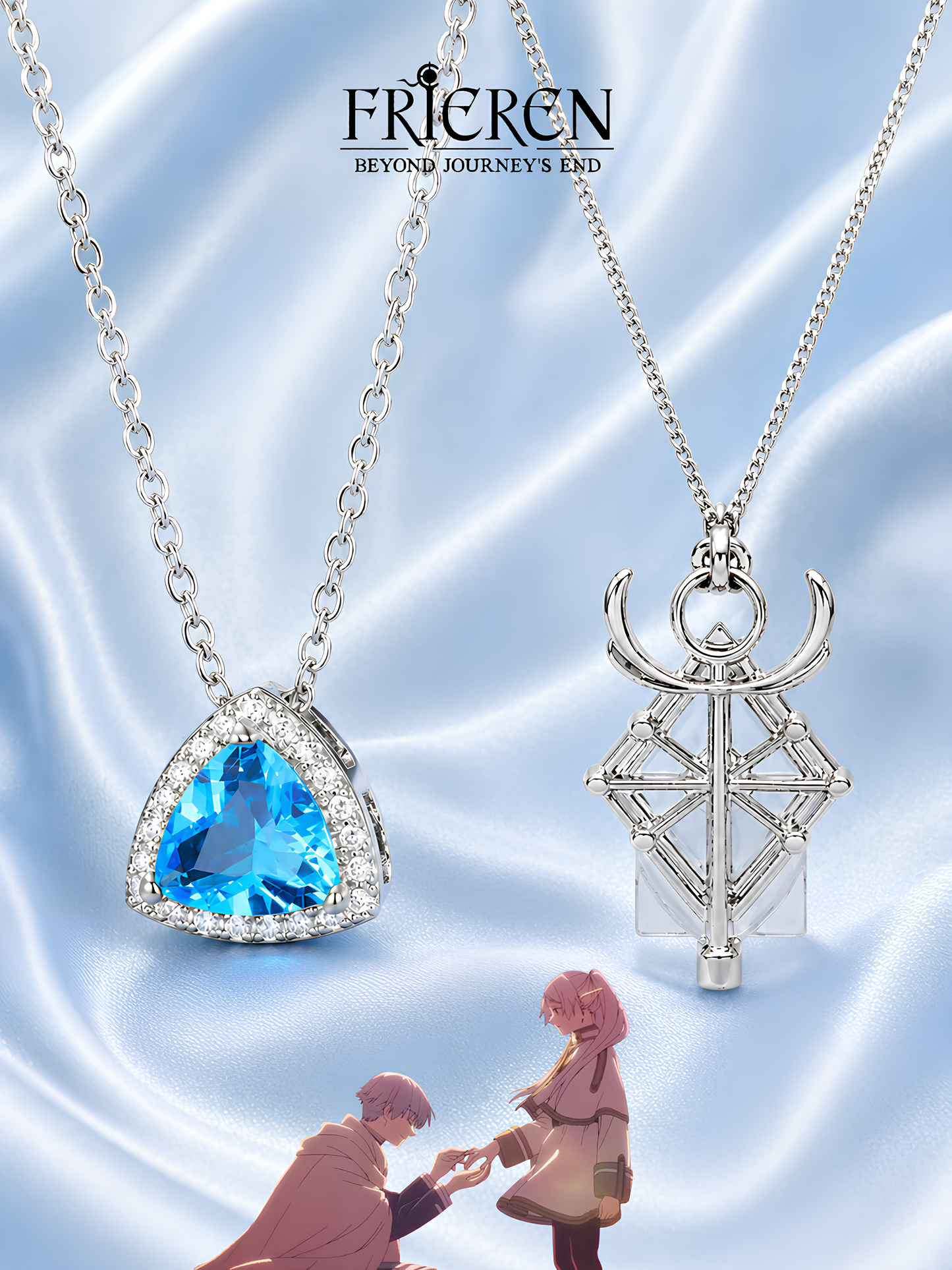 Frieren and Himmel Couple Necklaces