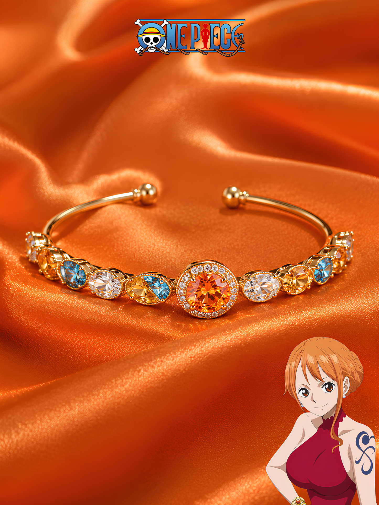 Nami Tangerine Bracelet