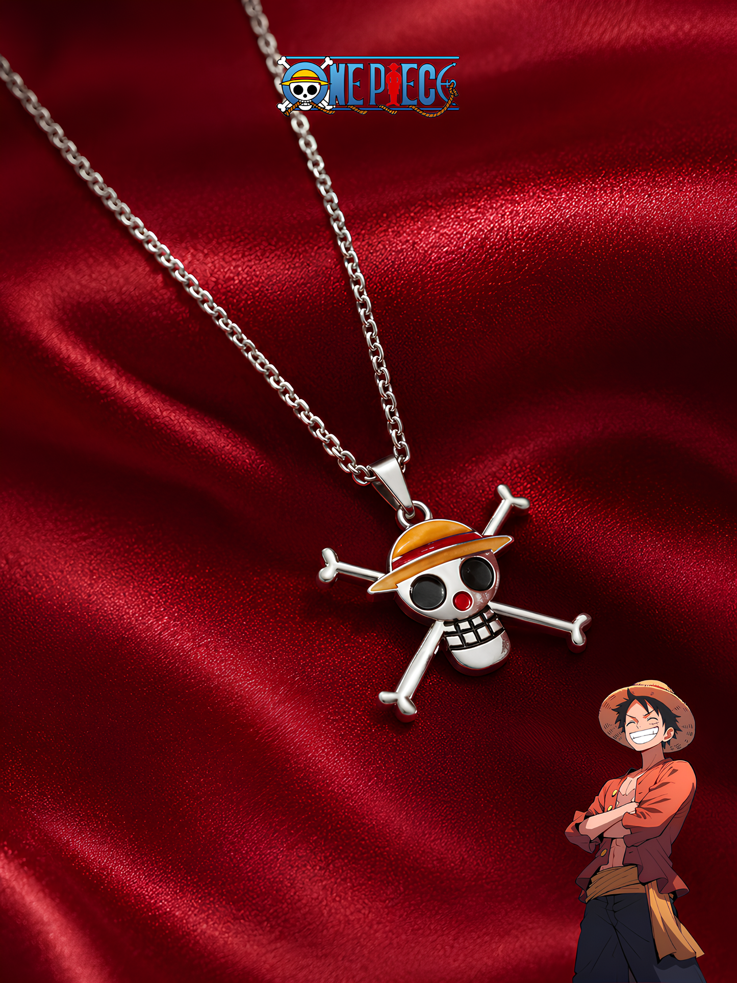 Luffy Straw Hat Necklace