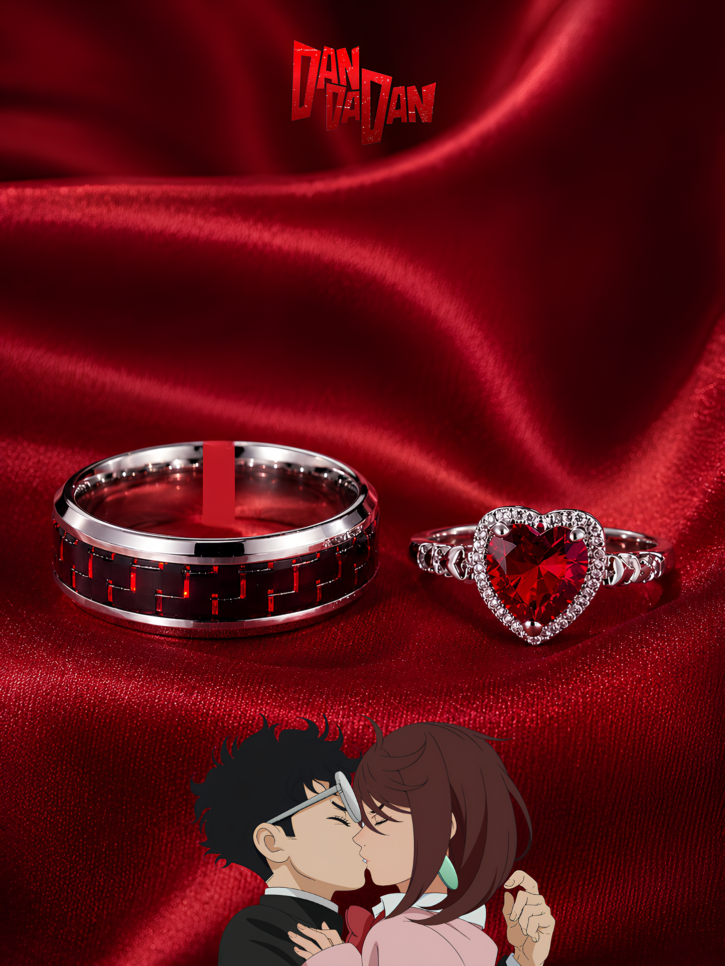 Ken and Momo Couple Rings