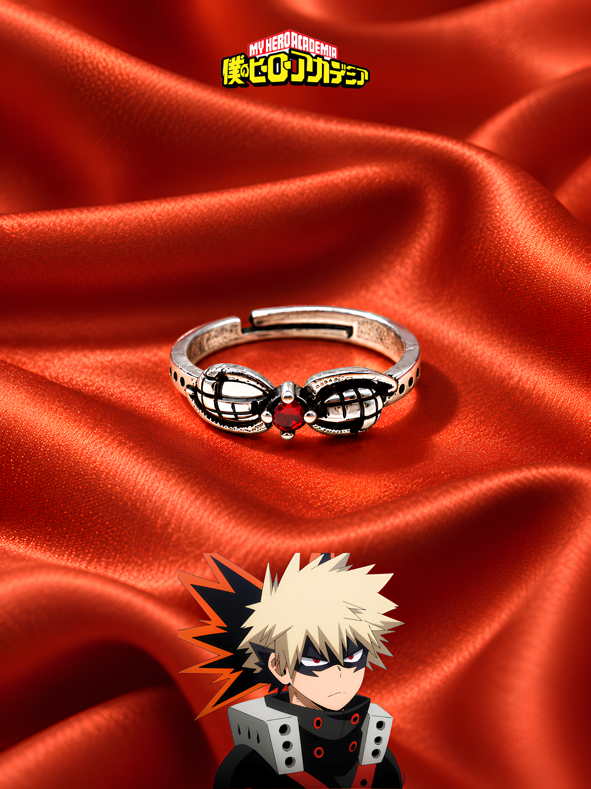 Bakugo Explosion Hero Ring