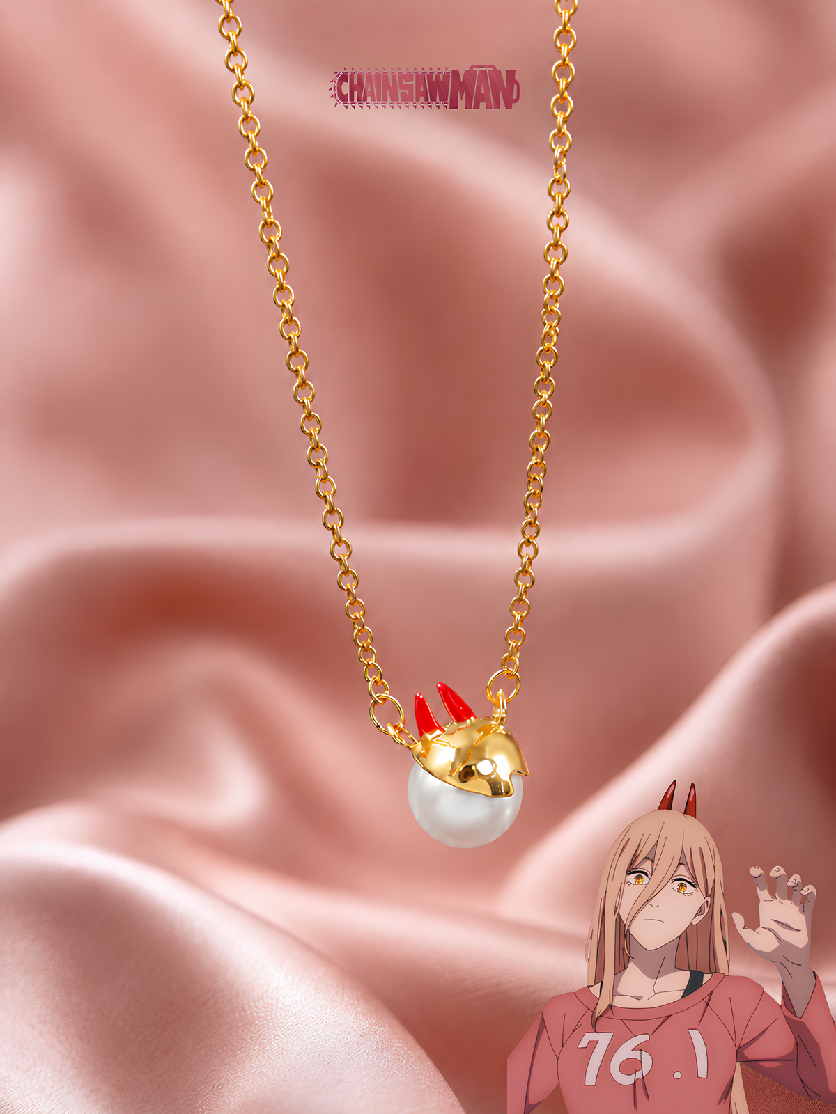 Power Blood Devil Pearl Necklace