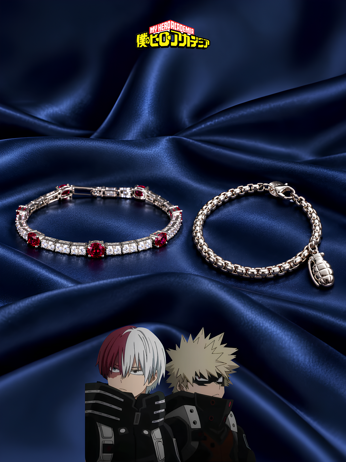 Todoroki and Bakugo Matching Bracelets