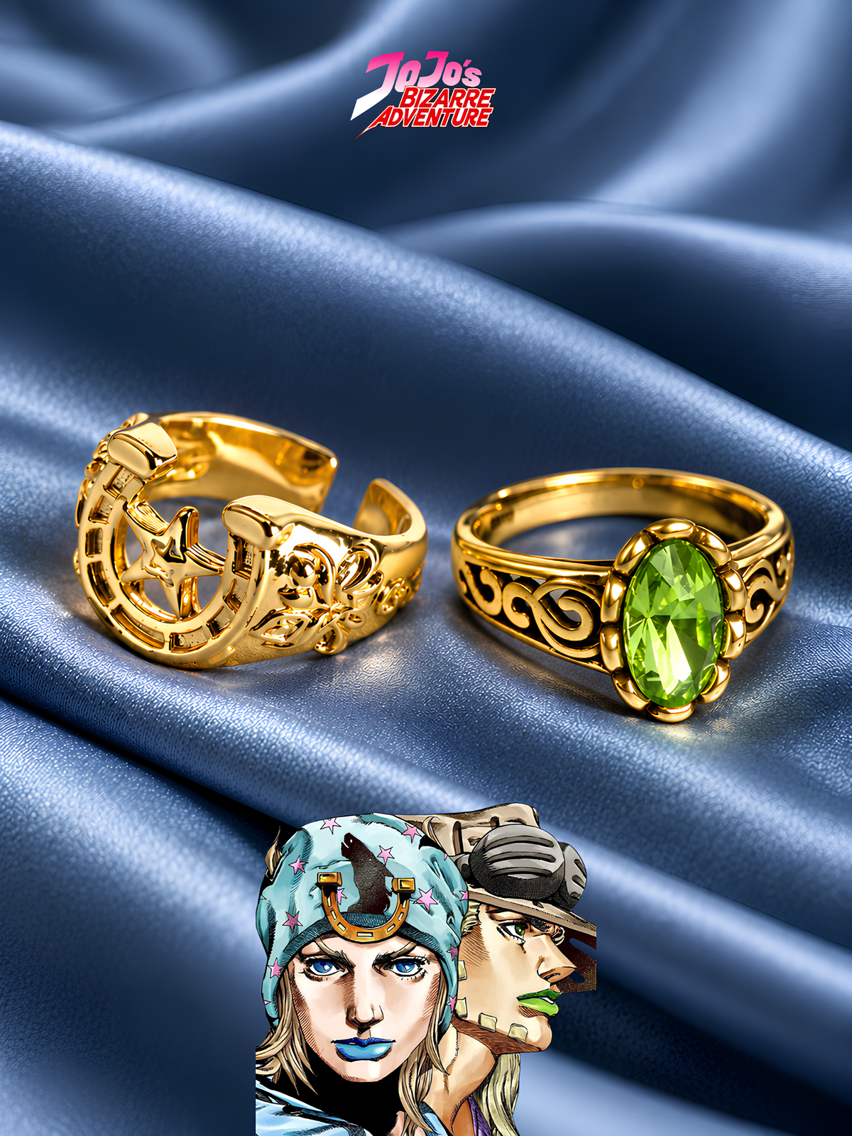 Gyro and Johnny Matching Rings