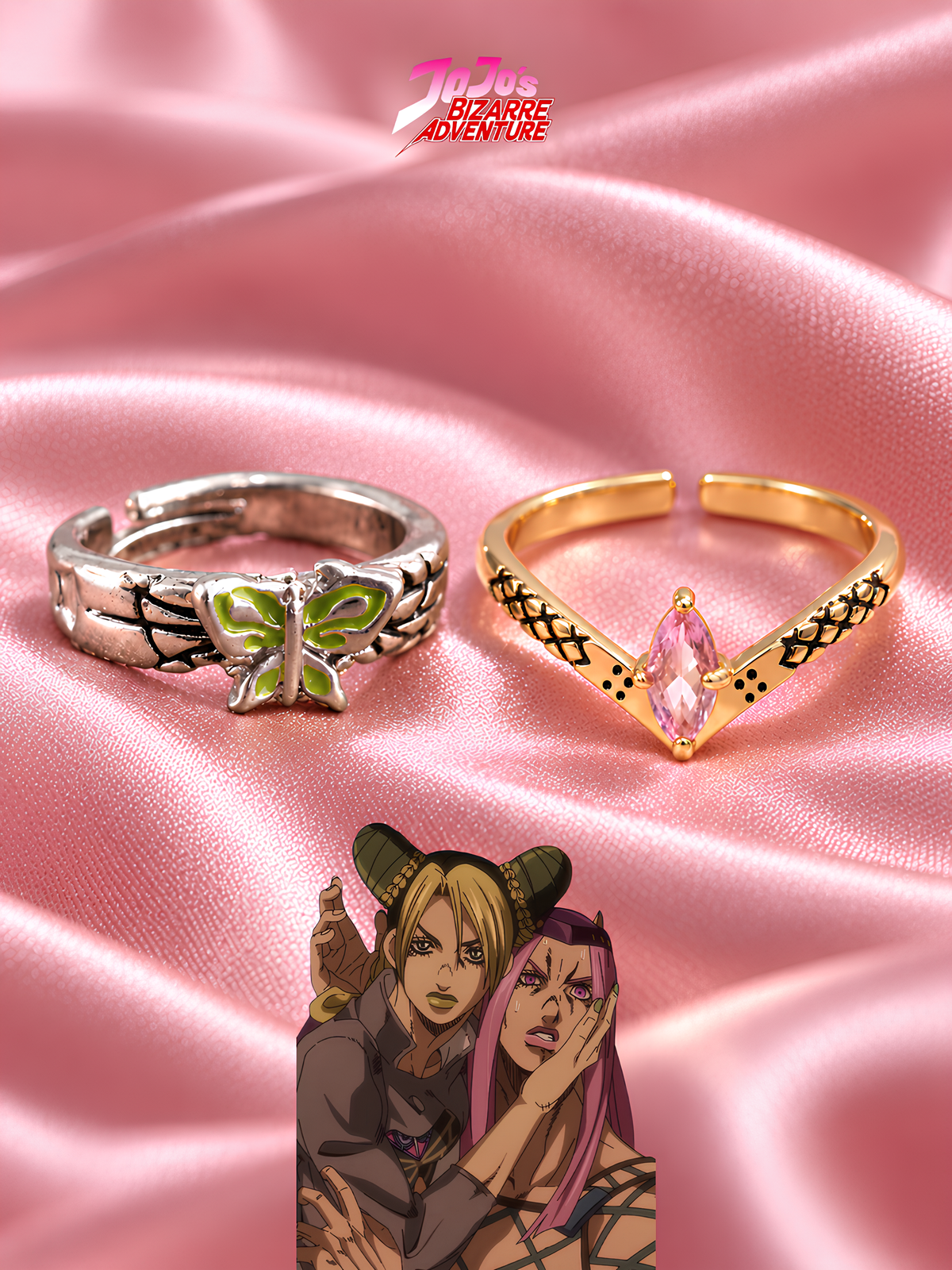 Ermes and Jolyne Matching Rings