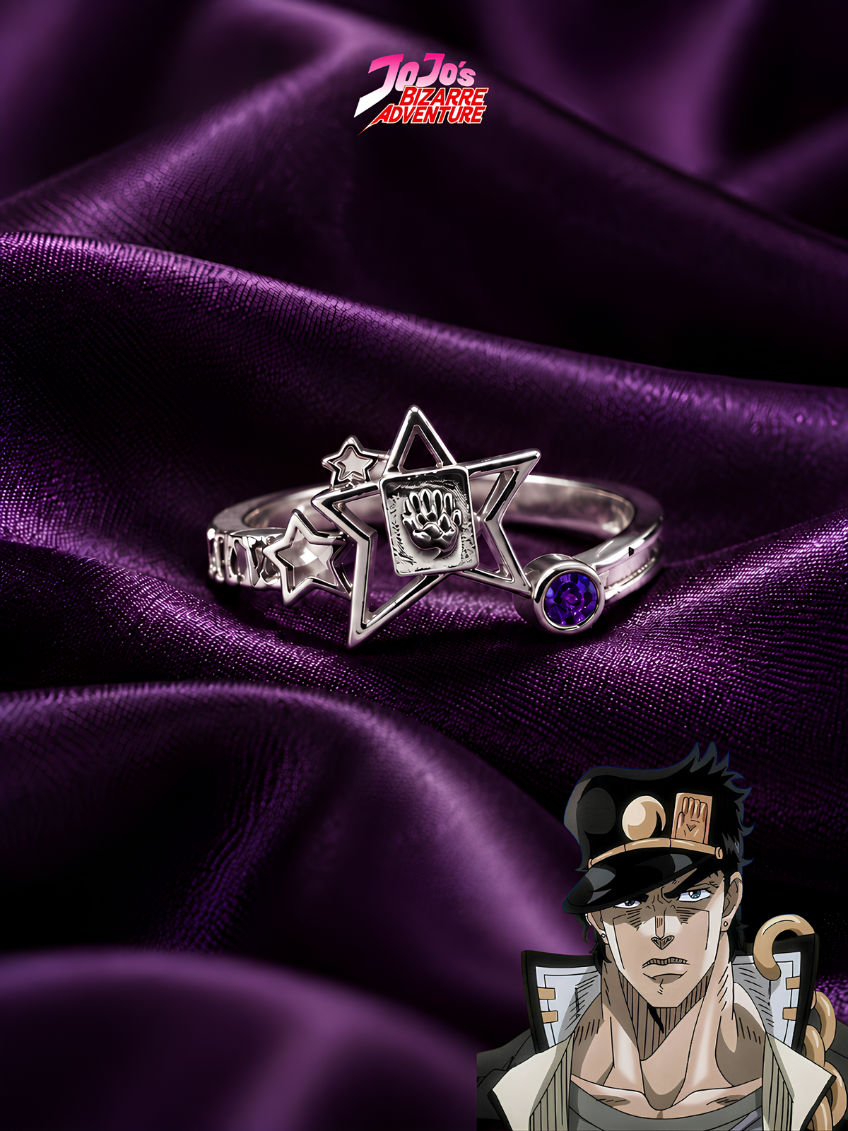 Jotaro Star Platinum Ring