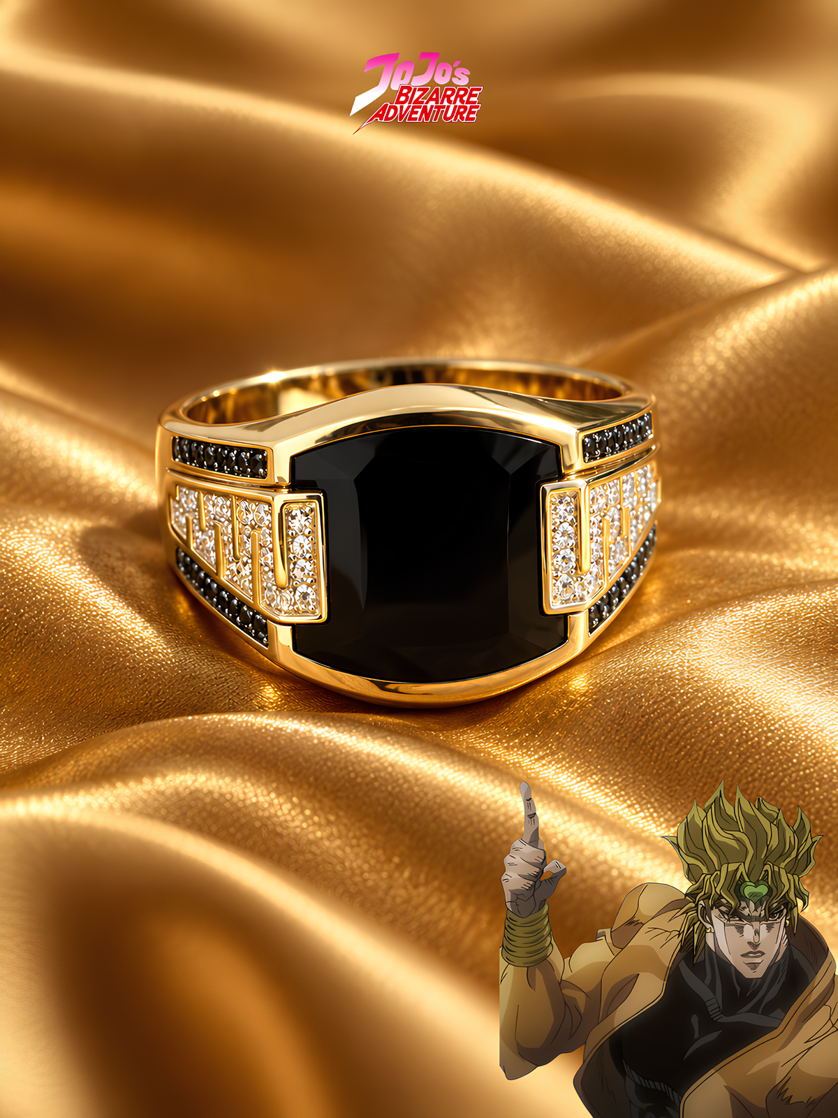 Dio The World Onyx Ring