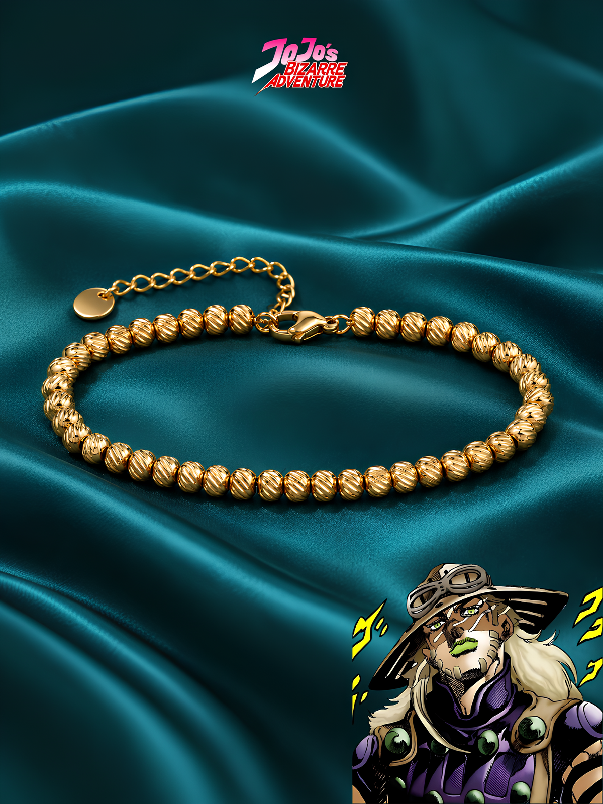 Gyro Zeppeli Steel Ball Bracelet
