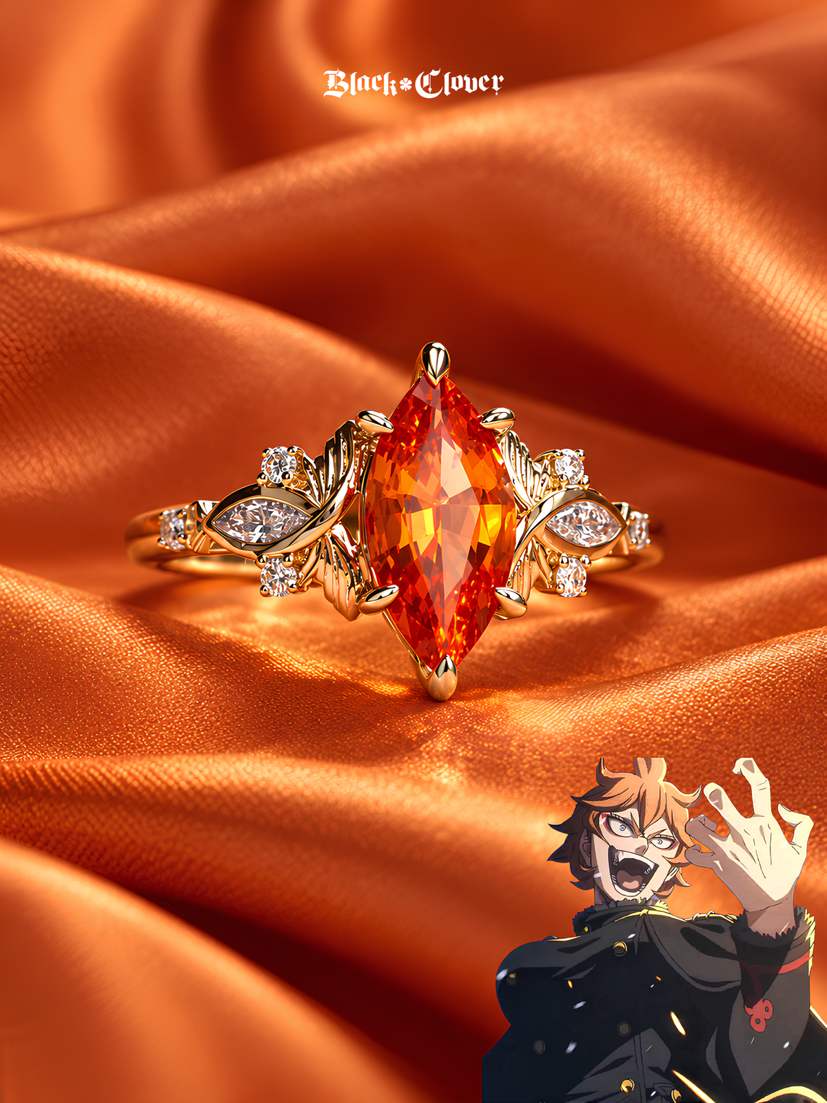 Mereoleona Flame Magic Ring