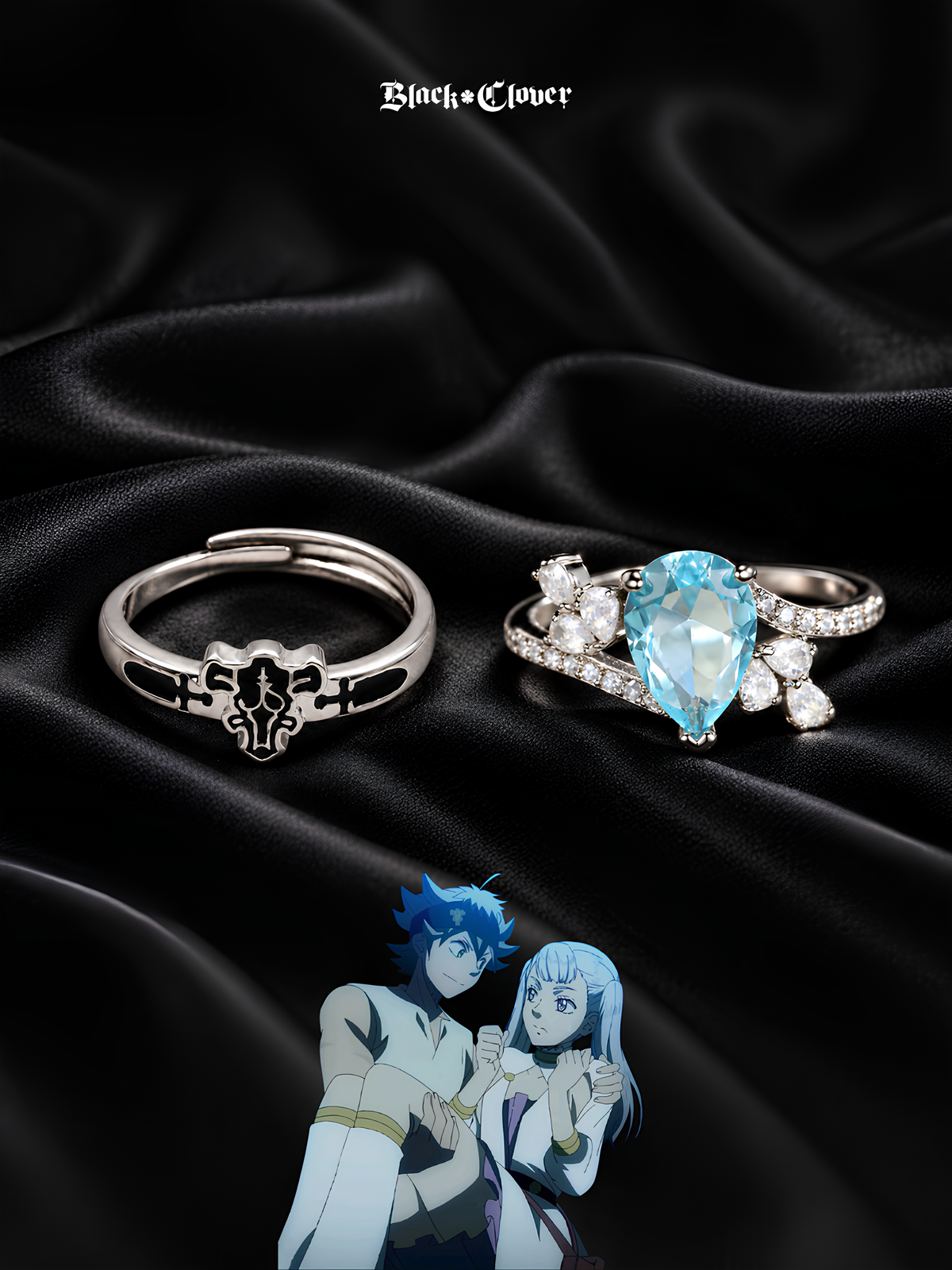 Asta and Noelle Couple Rings