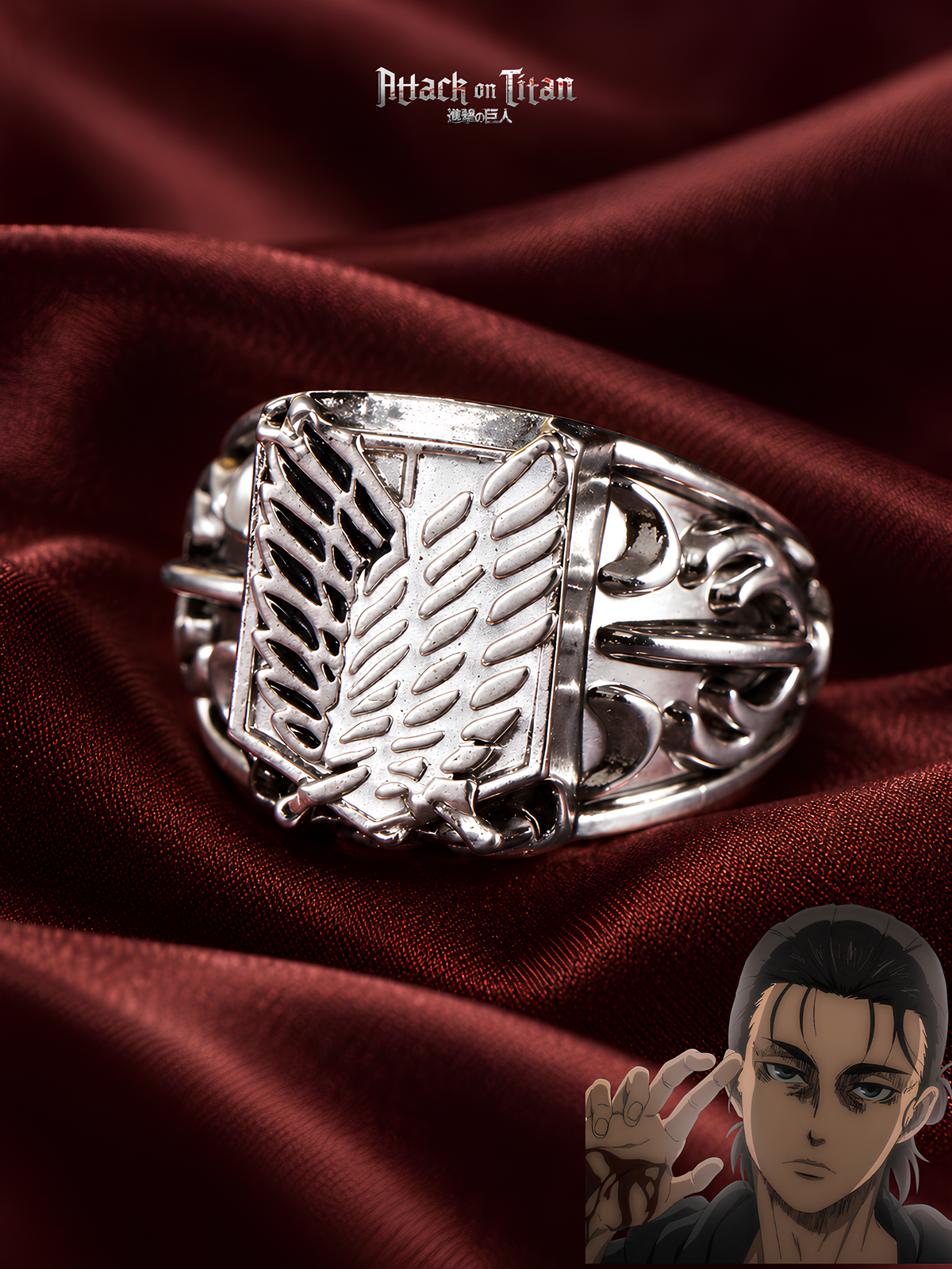 Eren Wings of Freedom Ring