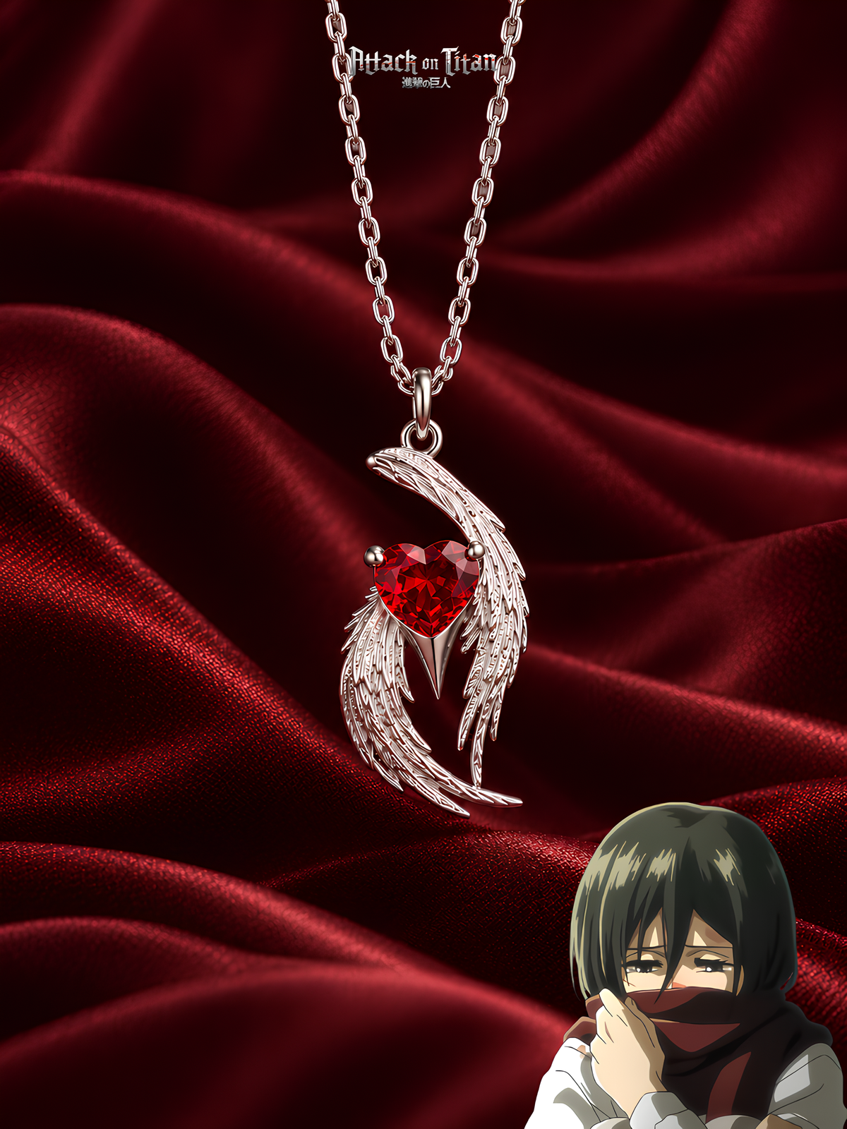 Mikasa Wings of Love Necklace