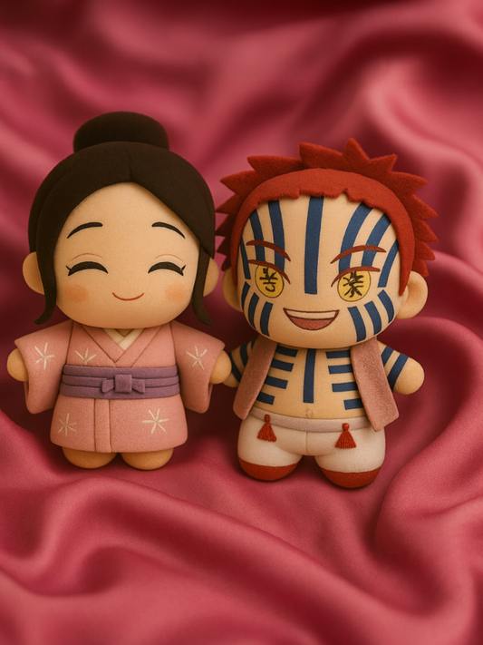 Akaza and Koyuki Plush Duo