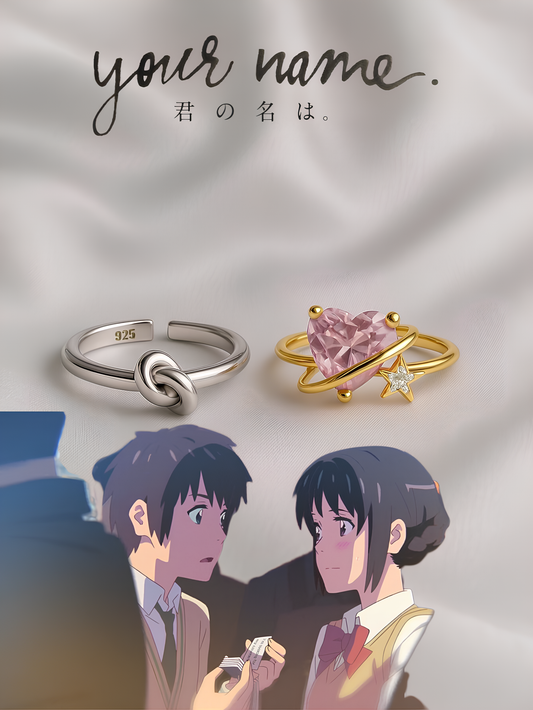 Taki and Mitsuha Couple Rings