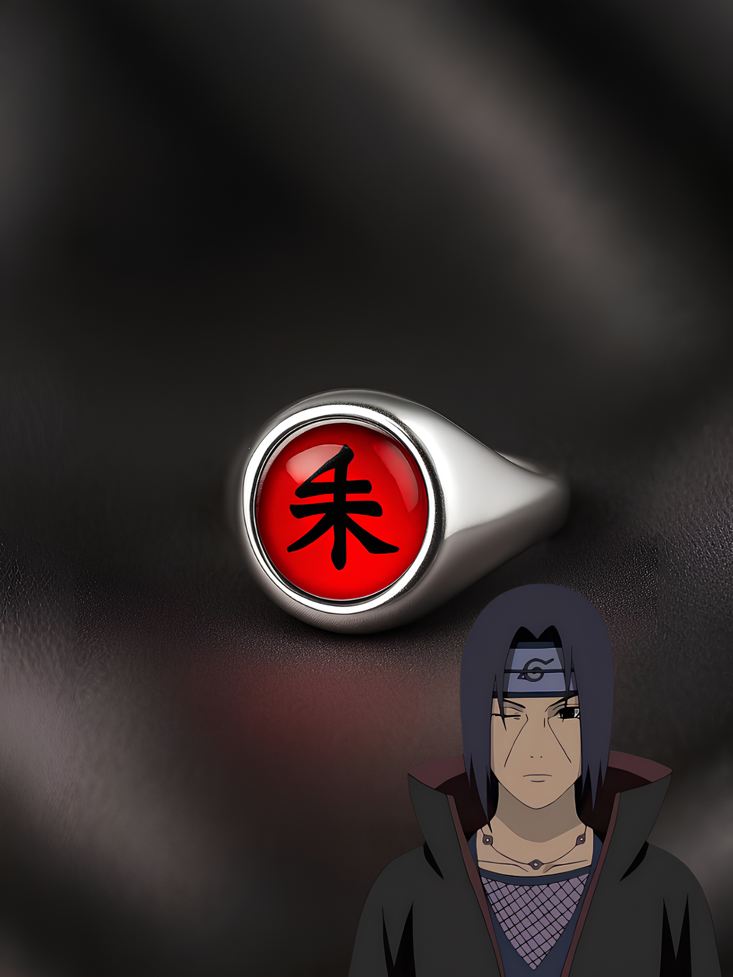 Itachi and Sasuke "Rivals" Matching Rings