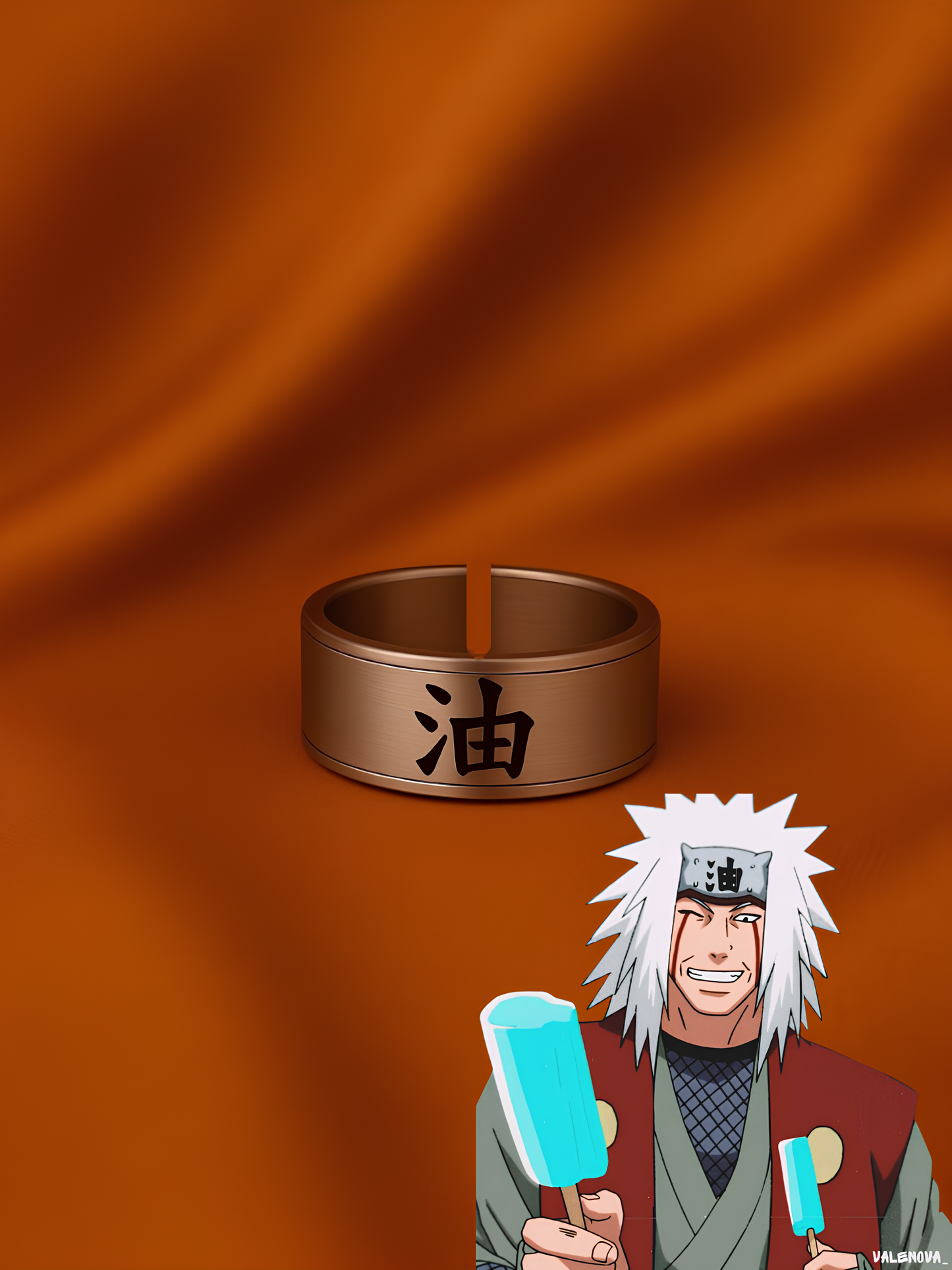 Naruto and Jiraiya Matching Rings