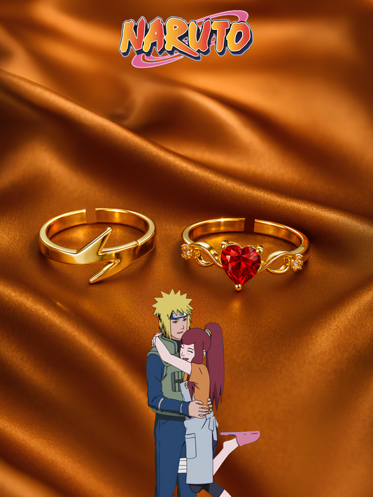 Minato and Kushina Couple Rings