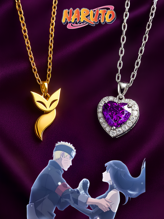 Naruto and Hinata Couple Necklaces