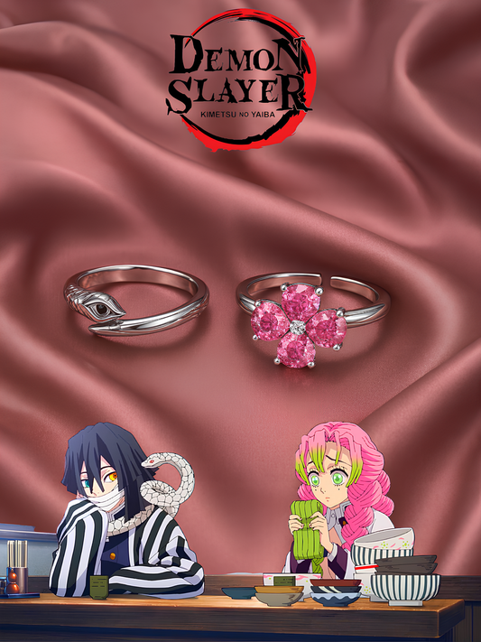 Obanai and Mitsuri Couple Rings