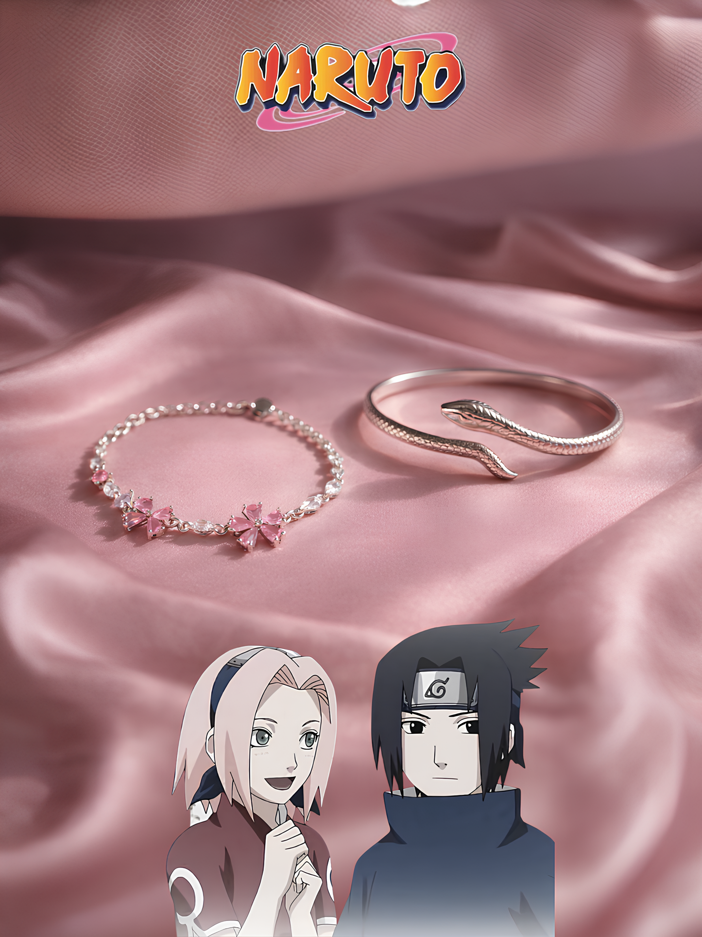 Sasuke and Sakura Couple Bracelets