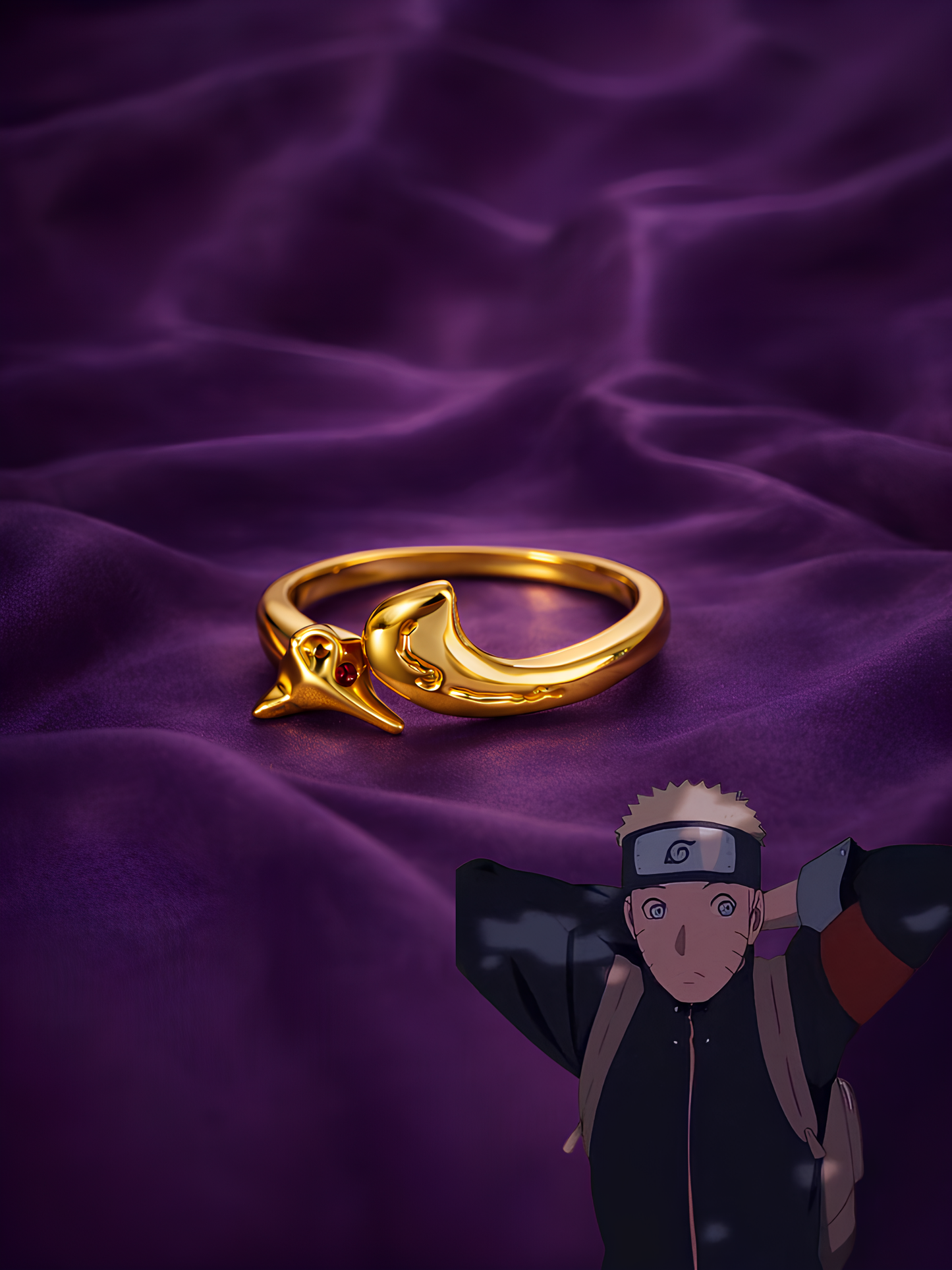 Naruto and Hinata Couple Rings