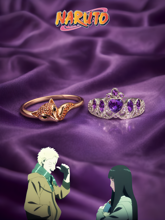 Naruto and Hinata Couple Rings v2