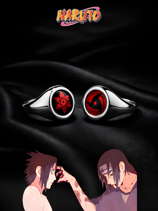 Itachi and Sasuke "Rivals" Matching Rings
