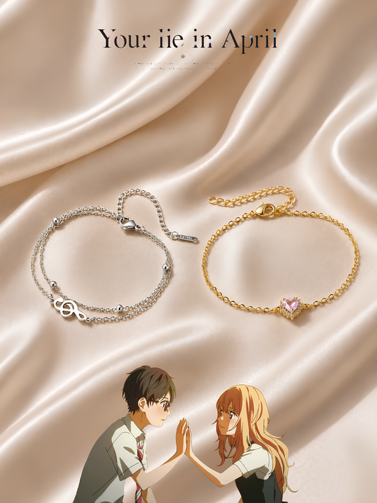 Kousei and Kaori Couple Bracelets