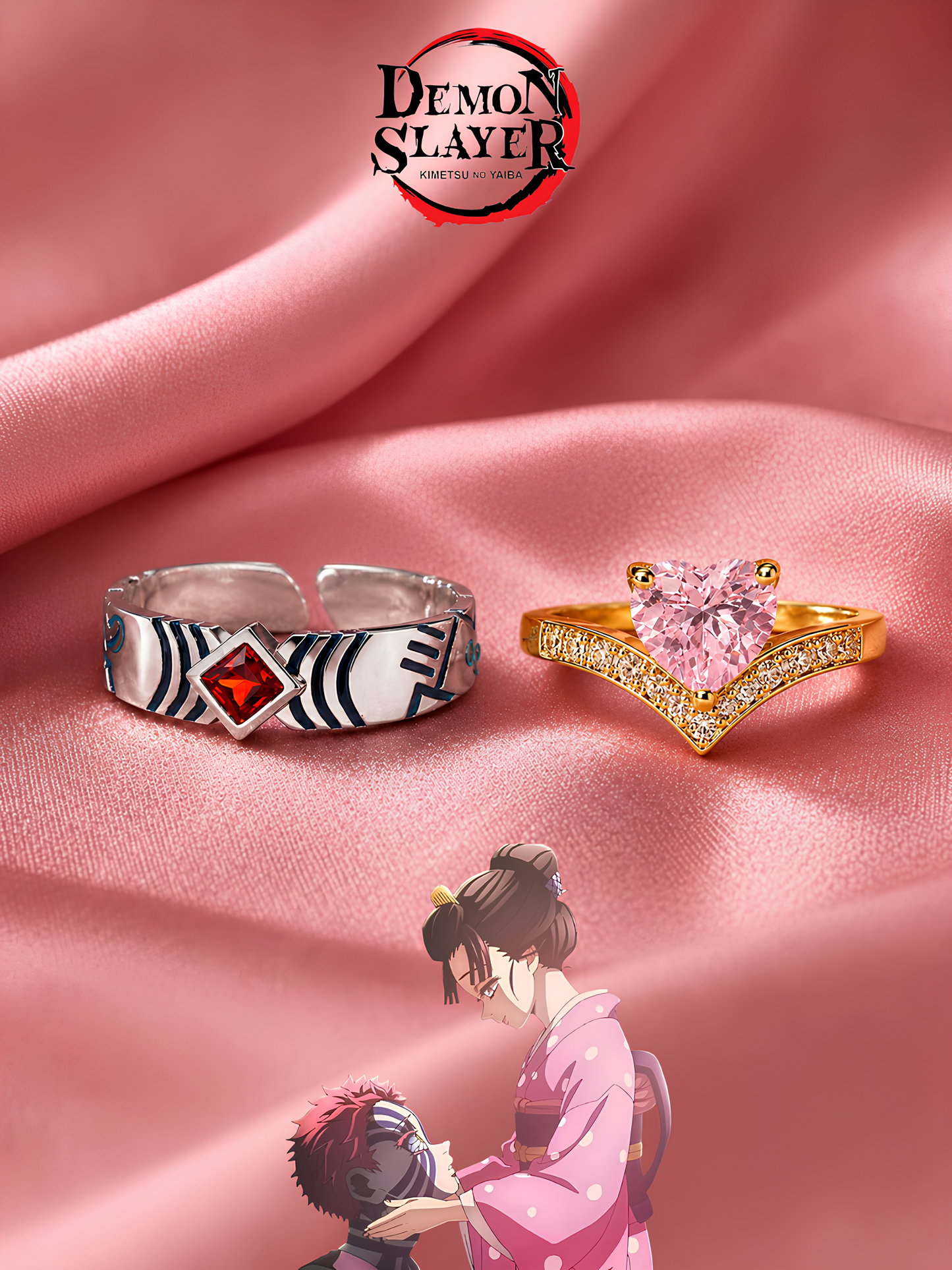 Akaza and Koyuki Couple Rings