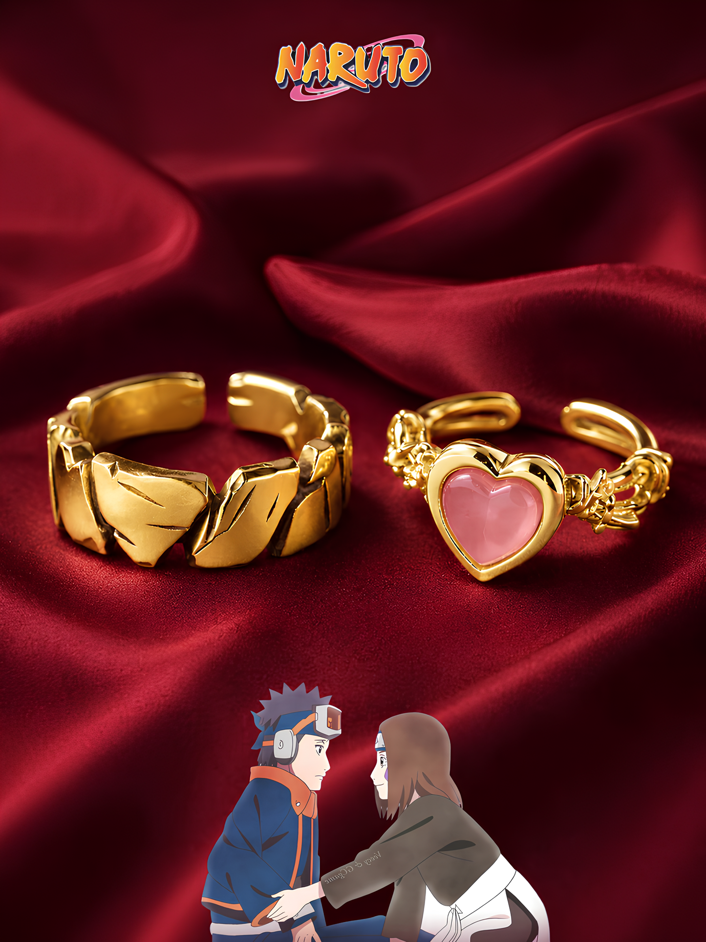 Obito and Rin Couple Rings