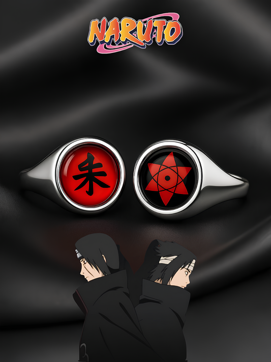 Itachi and Sasuke "Rivals" Matching Rings