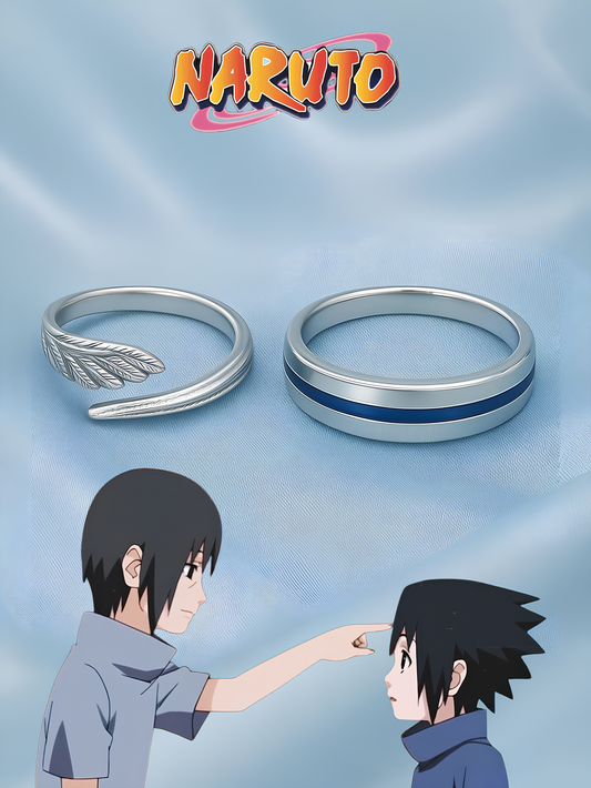 Itachi and Sasuke "Brothers" Matching Rings