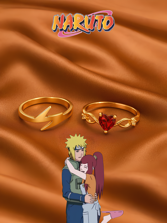 Minato and Kushina Couple Rings